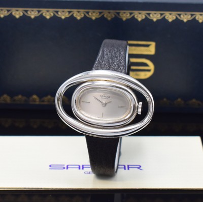 Image SARCAR unusual ladies wristwatch in steel, Switzerland sold according to warranty in ...