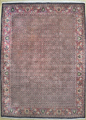 Image Bidjar Kork fein, Persien, Ende 20.Jhd, Korkwolle auf Baumwolle, ca. 333 x 250 cm, ...