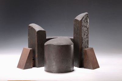 Image Klaus Duschat, born 1955 Ventersdorp/South Africa, steel sculpture, composition made of ...