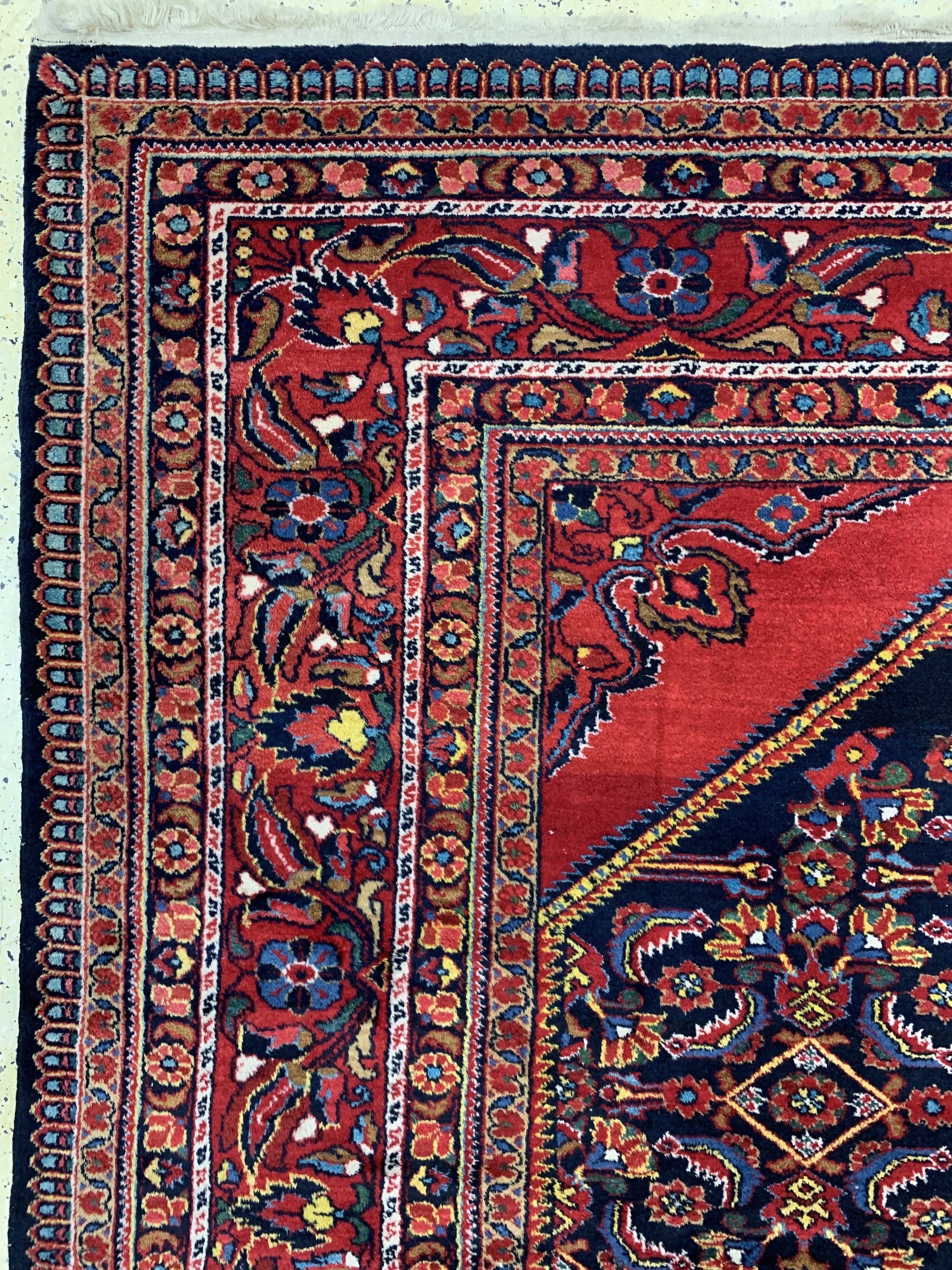 Detail c: Lilian, Persien, Mitte 20.Jhd, Wolle auf Baumwolle, ca. 370 x 280 cm, EHZ: 2