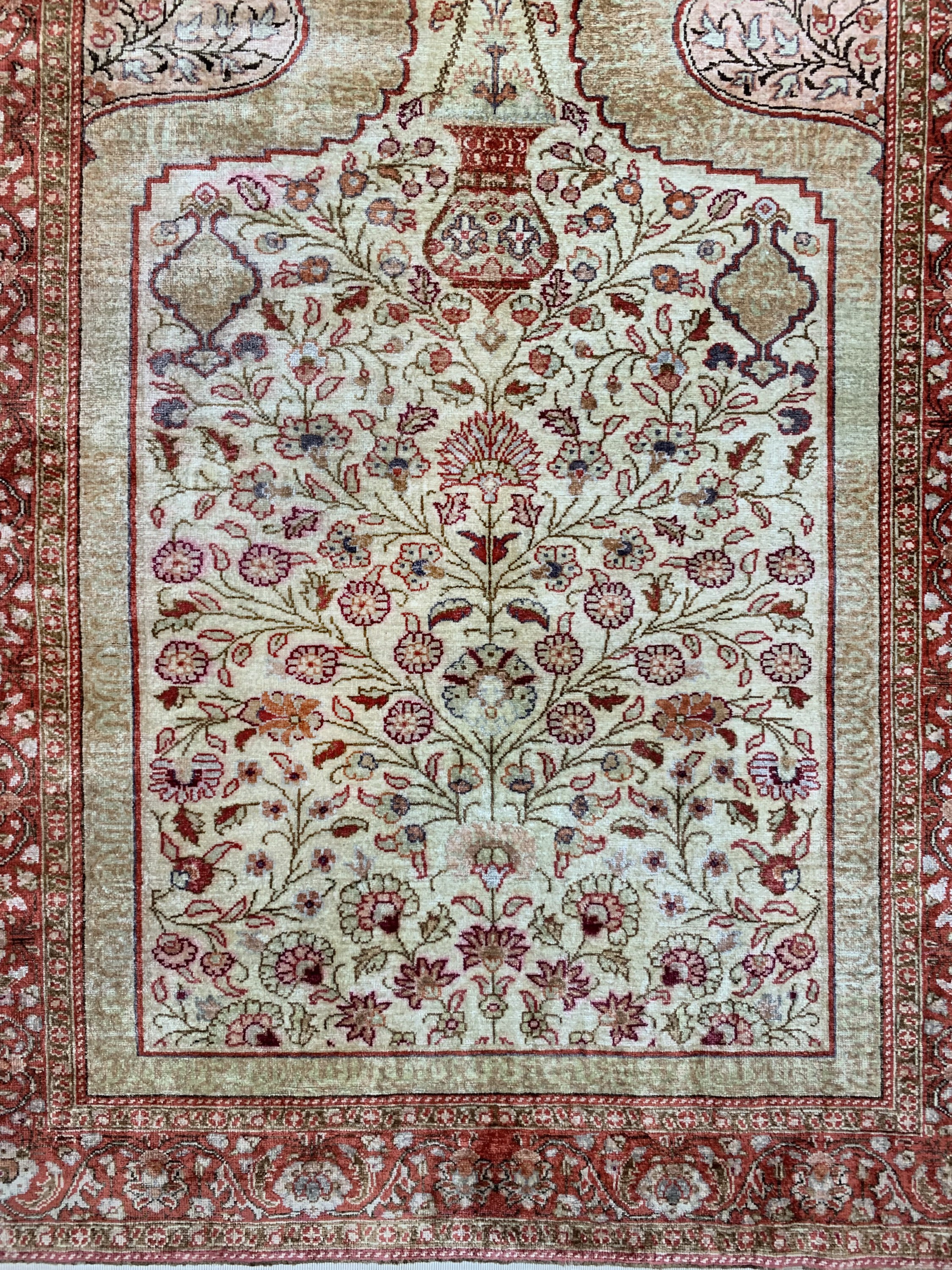 Detail a: Kayseri, Türkei, Mitte 20.Jhd, merzerisierte Baumwolle, ca. 175 x 125 cm, EHZ: 2