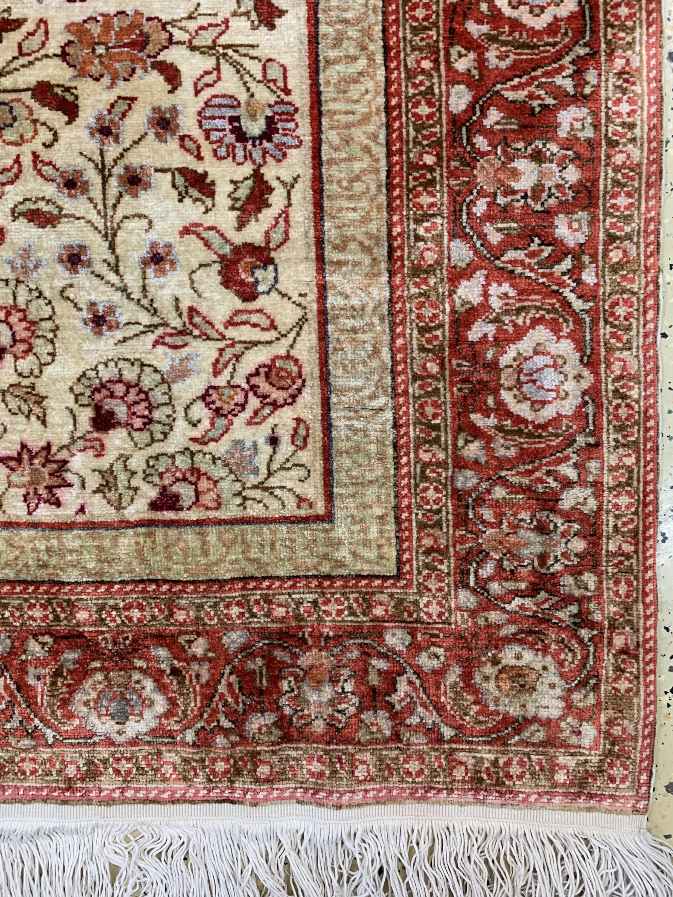Detail c: Kayseri, Türkei, Mitte 20.Jhd, merzerisierte Baumwolle, ca. 175 x 125 cm, EHZ: 2