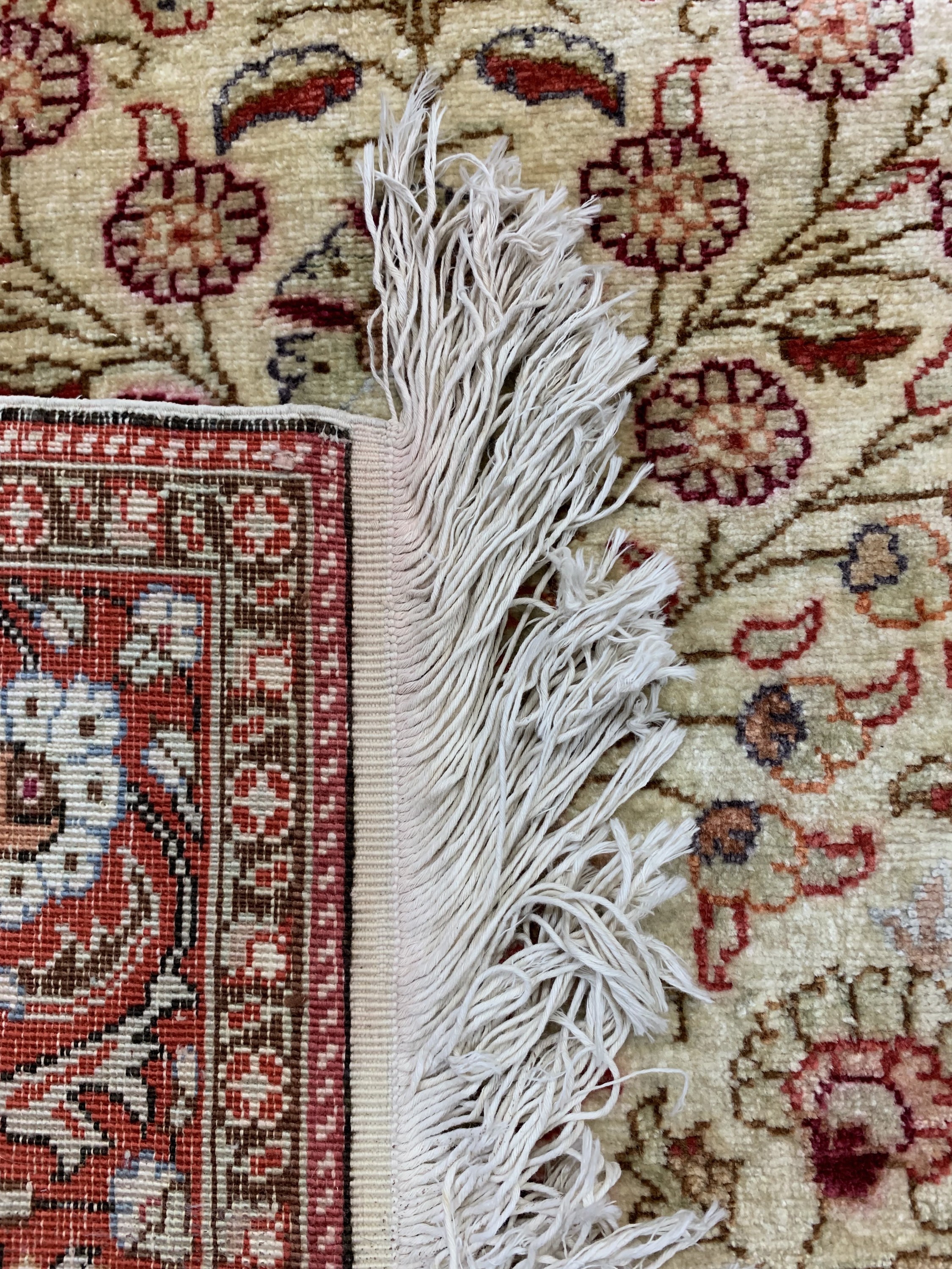 Detail e: Kayseri, Türkei, Mitte 20.Jhd, merzerisierte Baumwolle, ca. 175 x 125 cm, EHZ: 2