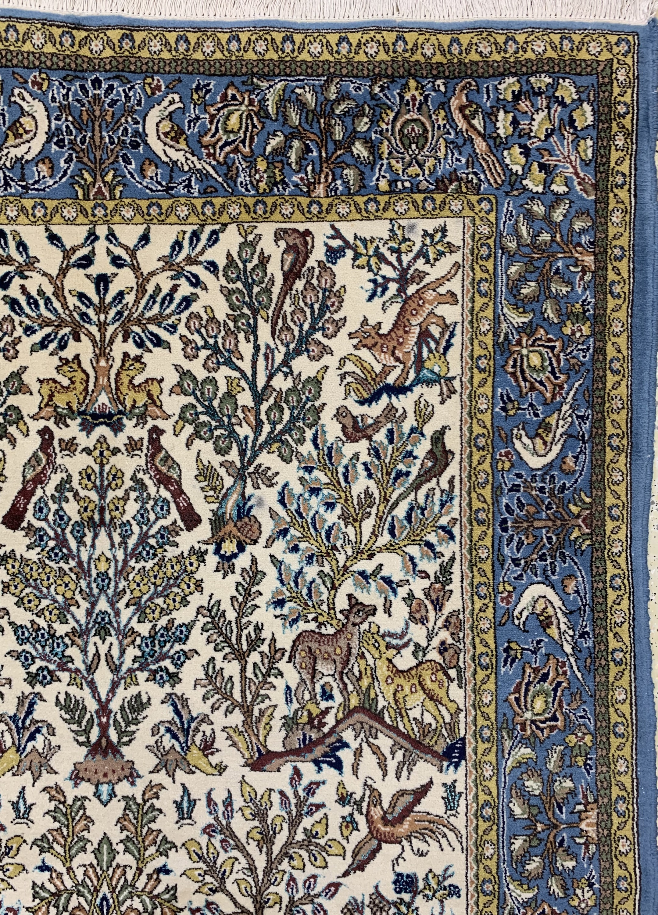 Detail c: Ghom alt, Persien, Ende 20.Jhd, Wolle mit Seide, ca. 217 x 140 cm, EHZ: 2