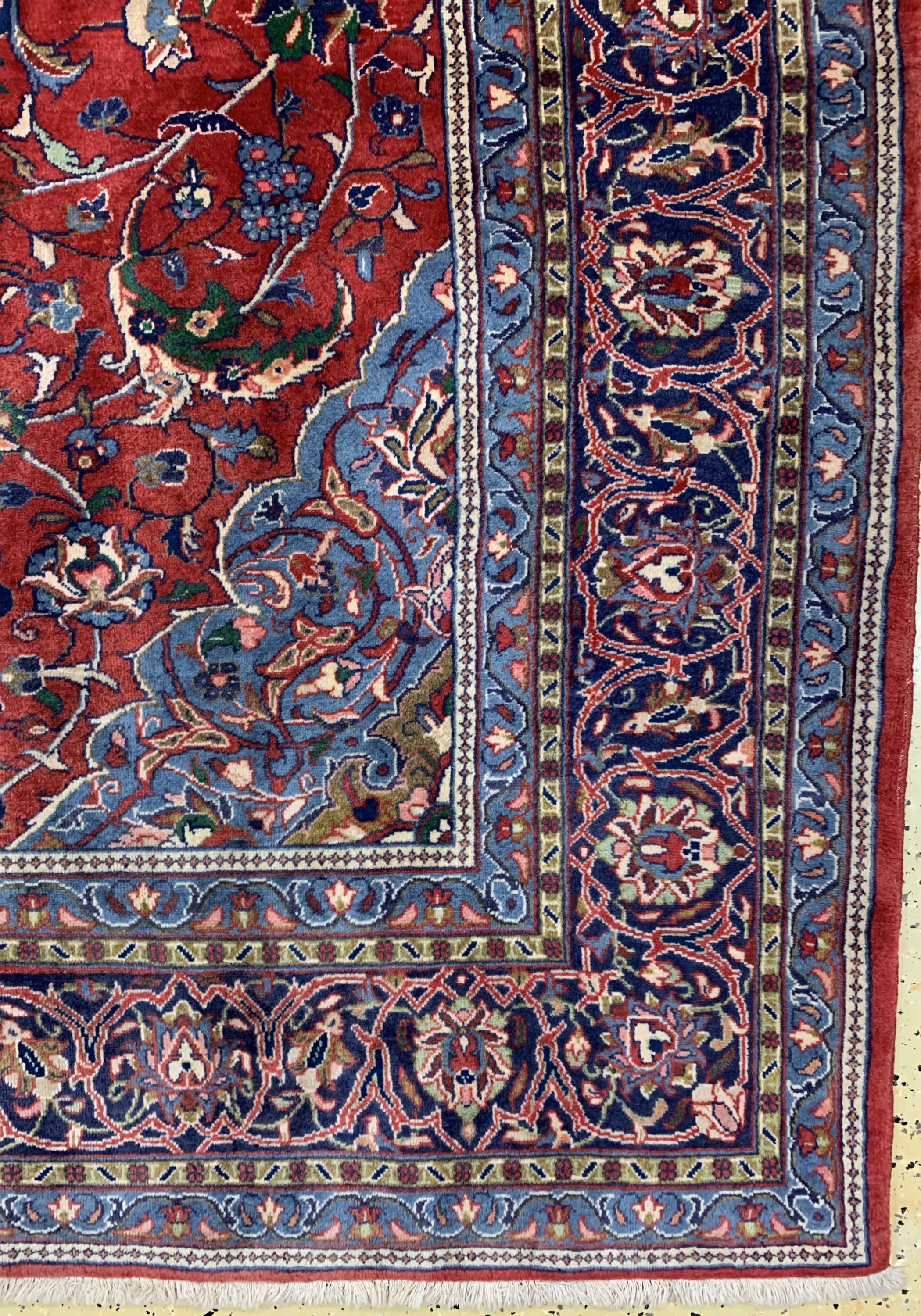 Detail a: Sarogh, Persien, Mitte 20.Jhd, Wolle auf Baumwolle, ca. 363 x 265 cm, EHZ: 3