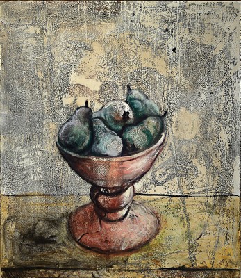 Image Helmut Göttl, 1934 Decim/Czech Republic-2011, still life, oil/hardboard, monogr. ...