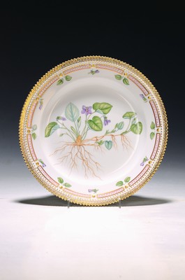 Image Teller/Wandteller, Flora Danica, Royal Copenhagen, Jubiläumsjahr 1790-1990, feine ...