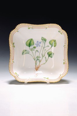 Image Bowl, Flora Danica, Royal Copenhagen, hand- painted decor, "viola silvaica ...