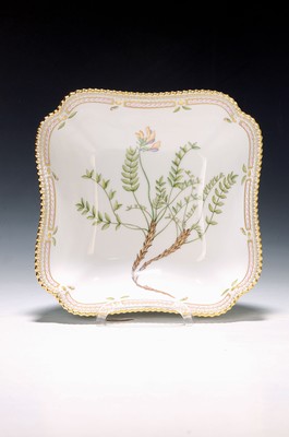 Image Bowl, Flora Danica, Royal Copenhagen, hand- painted decor, "Astragalus uralensis ...