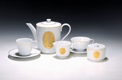 Image Coffee/tea service, ARCADIA, KPM Berlin for 6 people, designed by Trude Petri and Sigmund ...