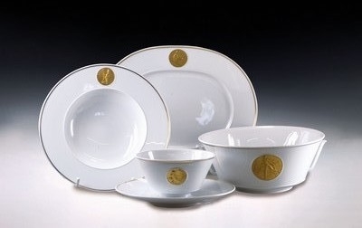 Image Dinner service, ARKADIA, KPM Berlin, designed by Trude Petri and Sigmund Schütz in ...