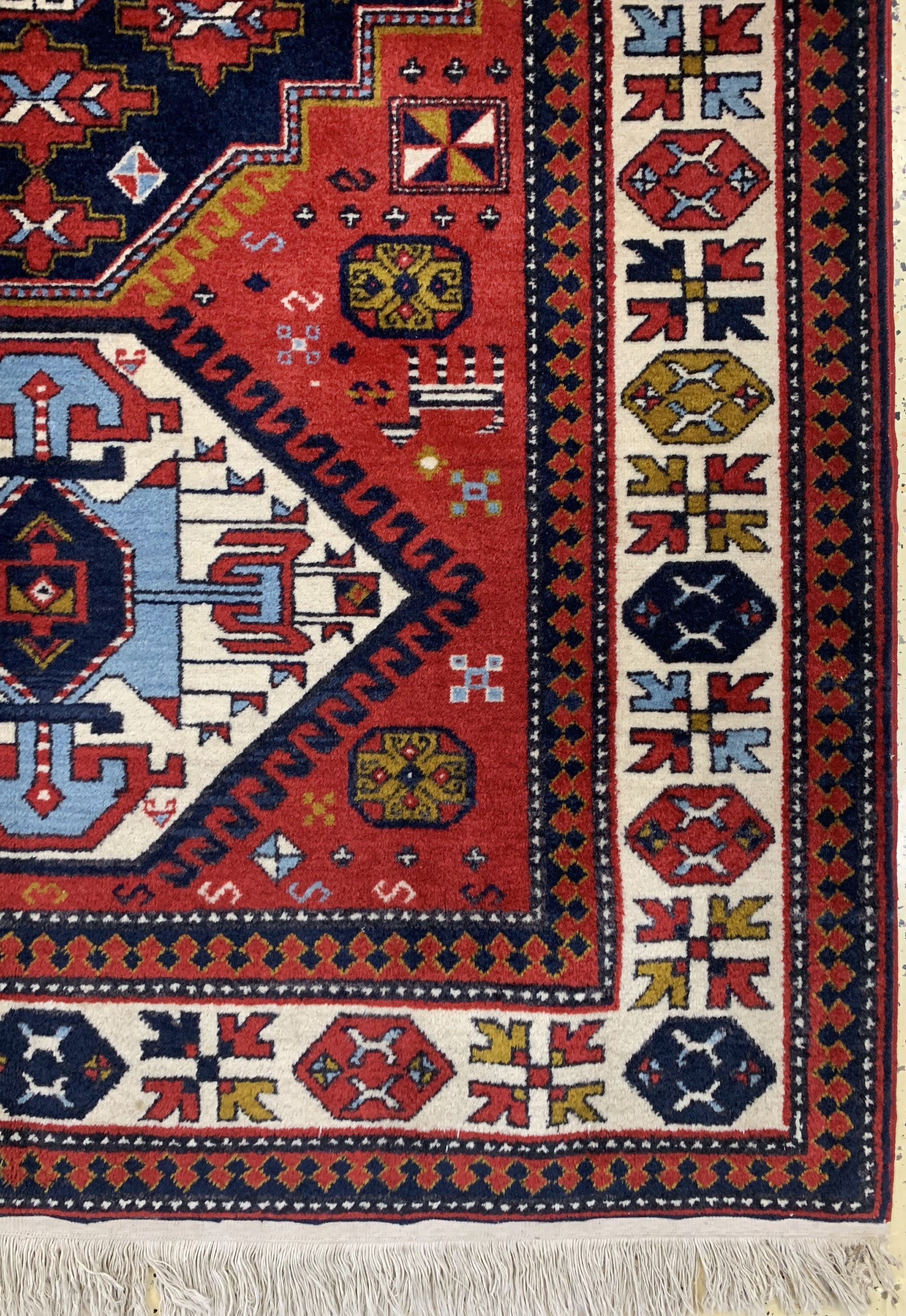 Detail a: Eriwan, Rußland, Mitte 20.Jhd, Wolle auf Baumwolle, ca. 203 x 134 cm, EHZ: 2