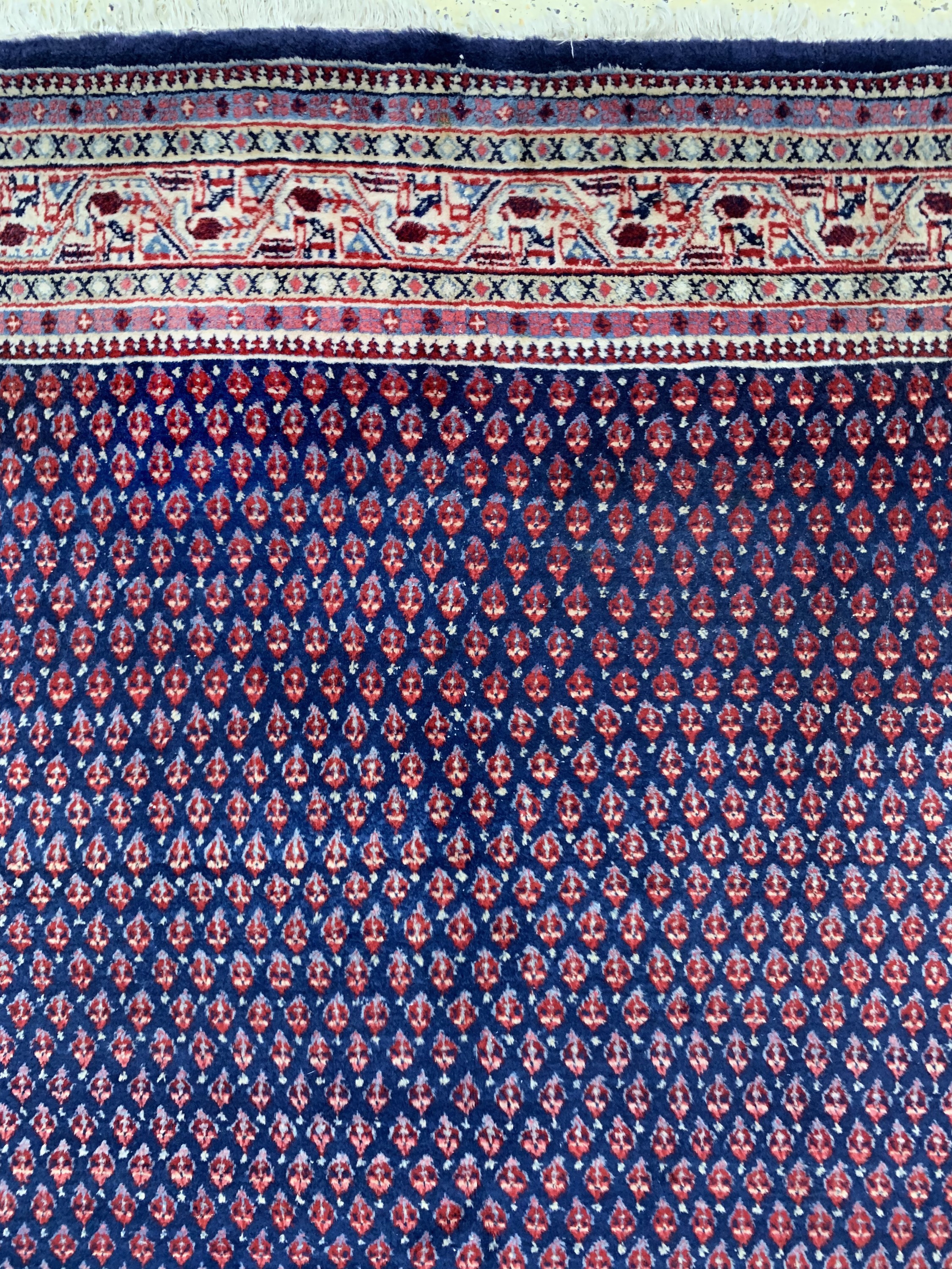 Detail b: Sarogh Mir, Persien, Mitte 20.Jhd, Wolle auf Baumwolle, ca. 245 x 168 cm, EHZ: 2