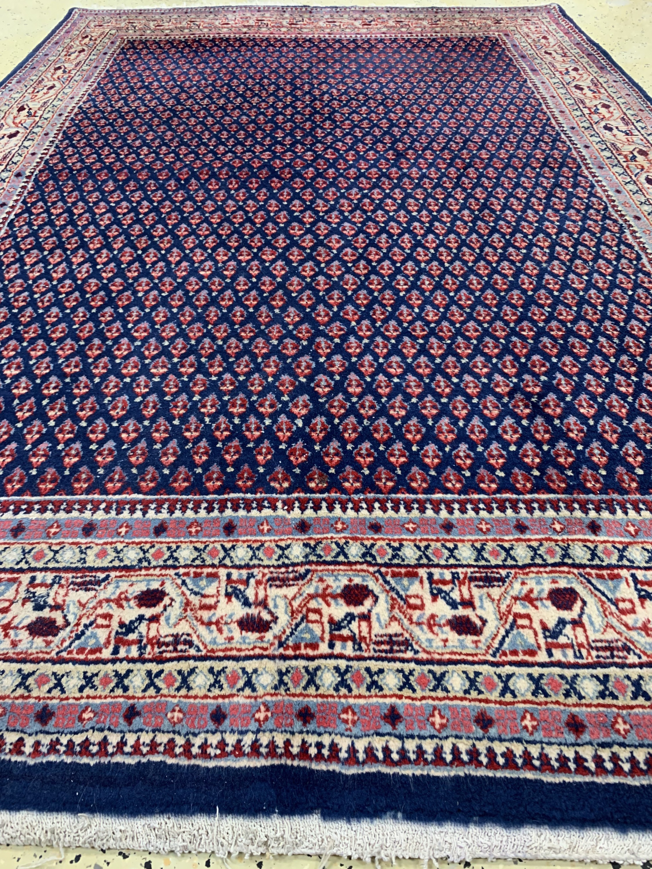 Detail c: Sarogh Mir, Persien, Mitte 20.Jhd, Wolle auf Baumwolle, ca. 245 x 168 cm, EHZ: 2