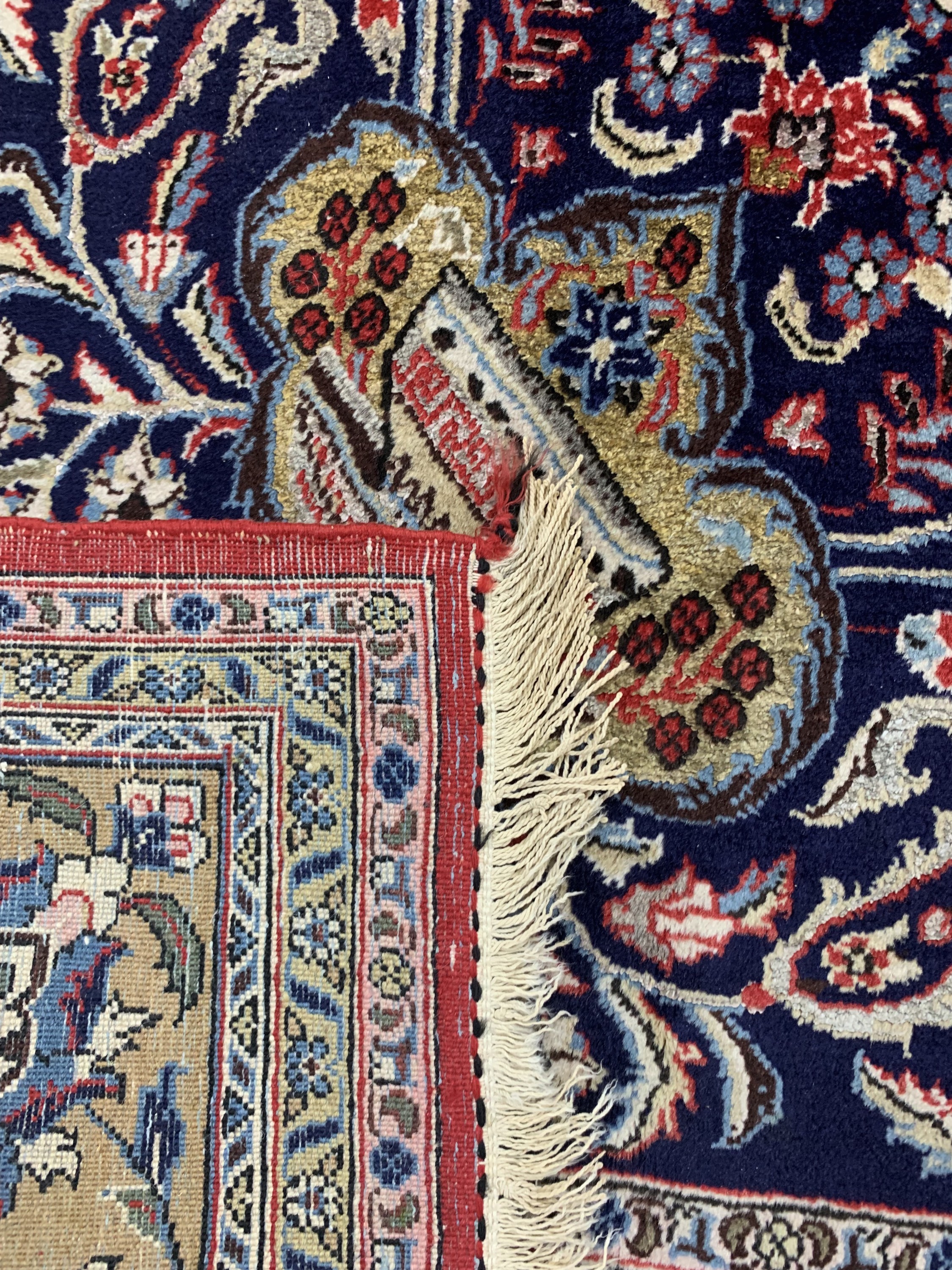 Detail g: Ghom alt, Persien, Mitte 20.Jhd, Wolle mit Seide, ca. 350 x 240 cm, EHZ: 2-3