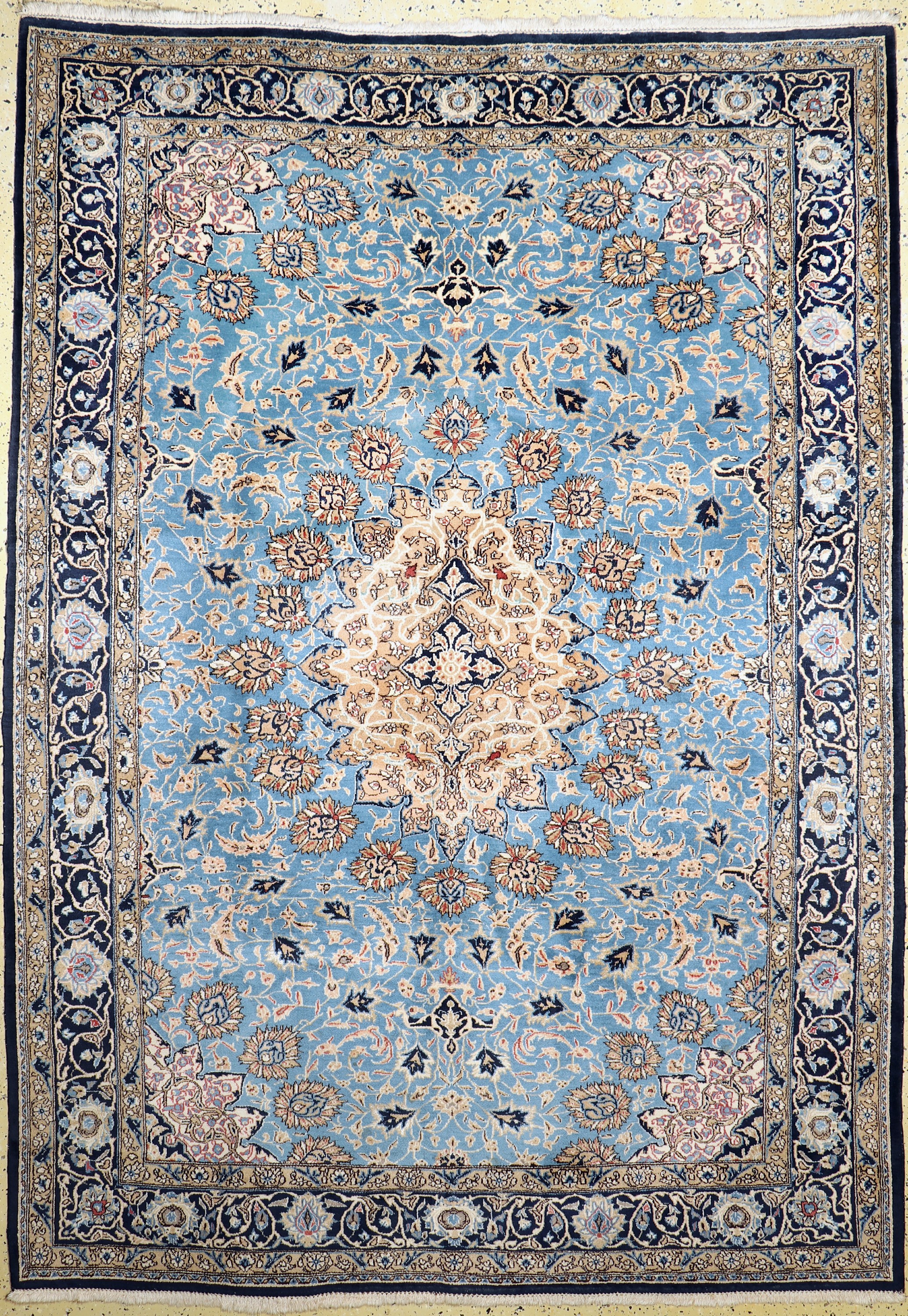 Ghom alt, Persien, Mitte 20.Jhd, Wolle mit Seide, ca. 300 x 214 cm, EHZ: 2
