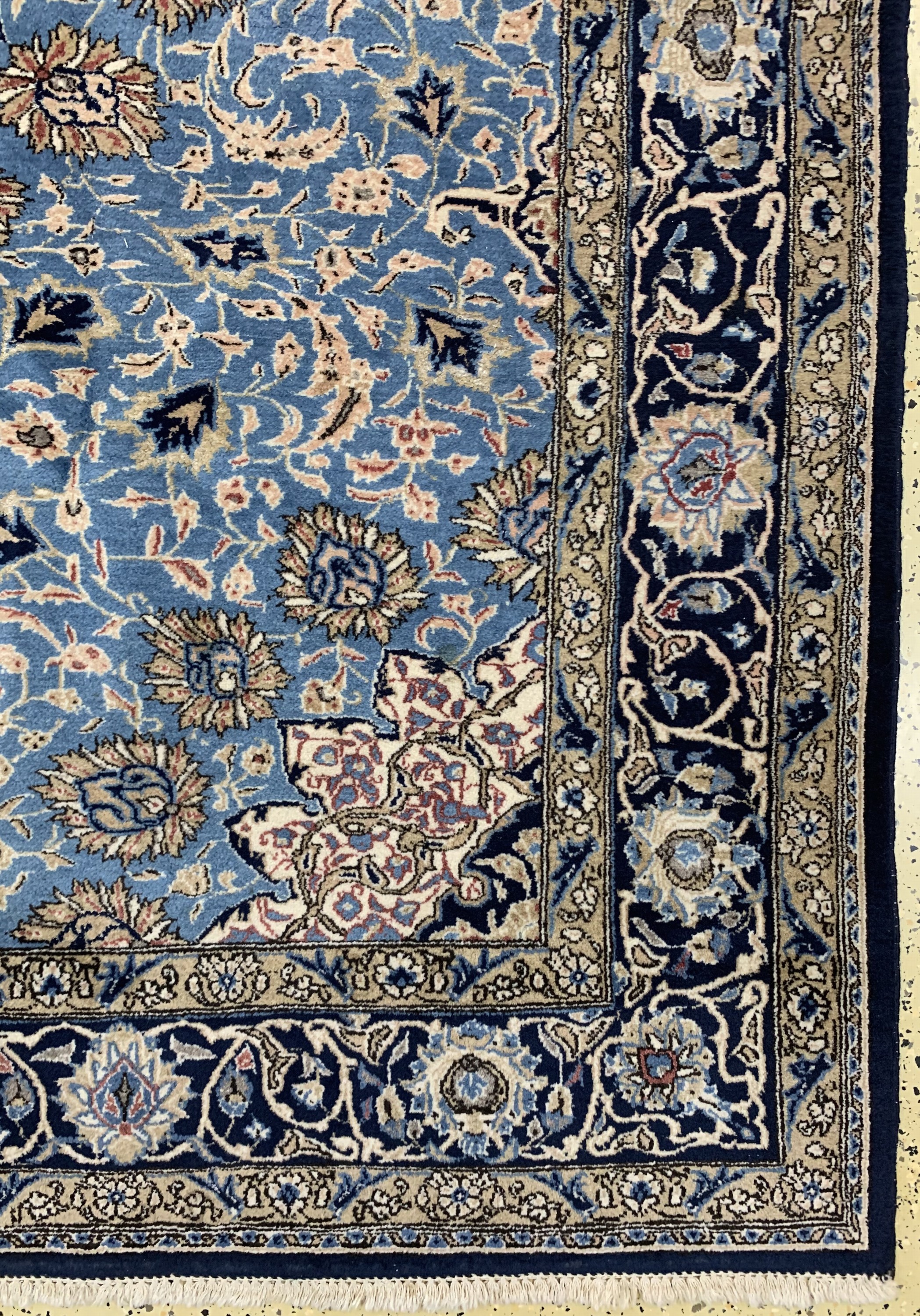 Detail a: Ghom alt, Persien, Mitte 20.Jhd, Wolle mit Seide, ca. 300 x 214 cm, EHZ: 2