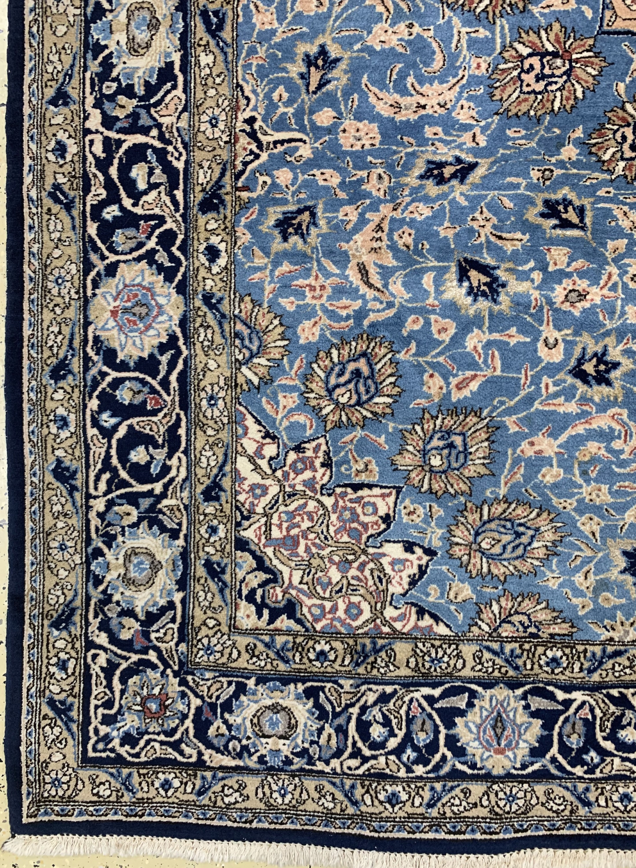Detail b: Ghom alt, Persien, Mitte 20.Jhd, Wolle mit Seide, ca. 300 x 214 cm, EHZ: 2