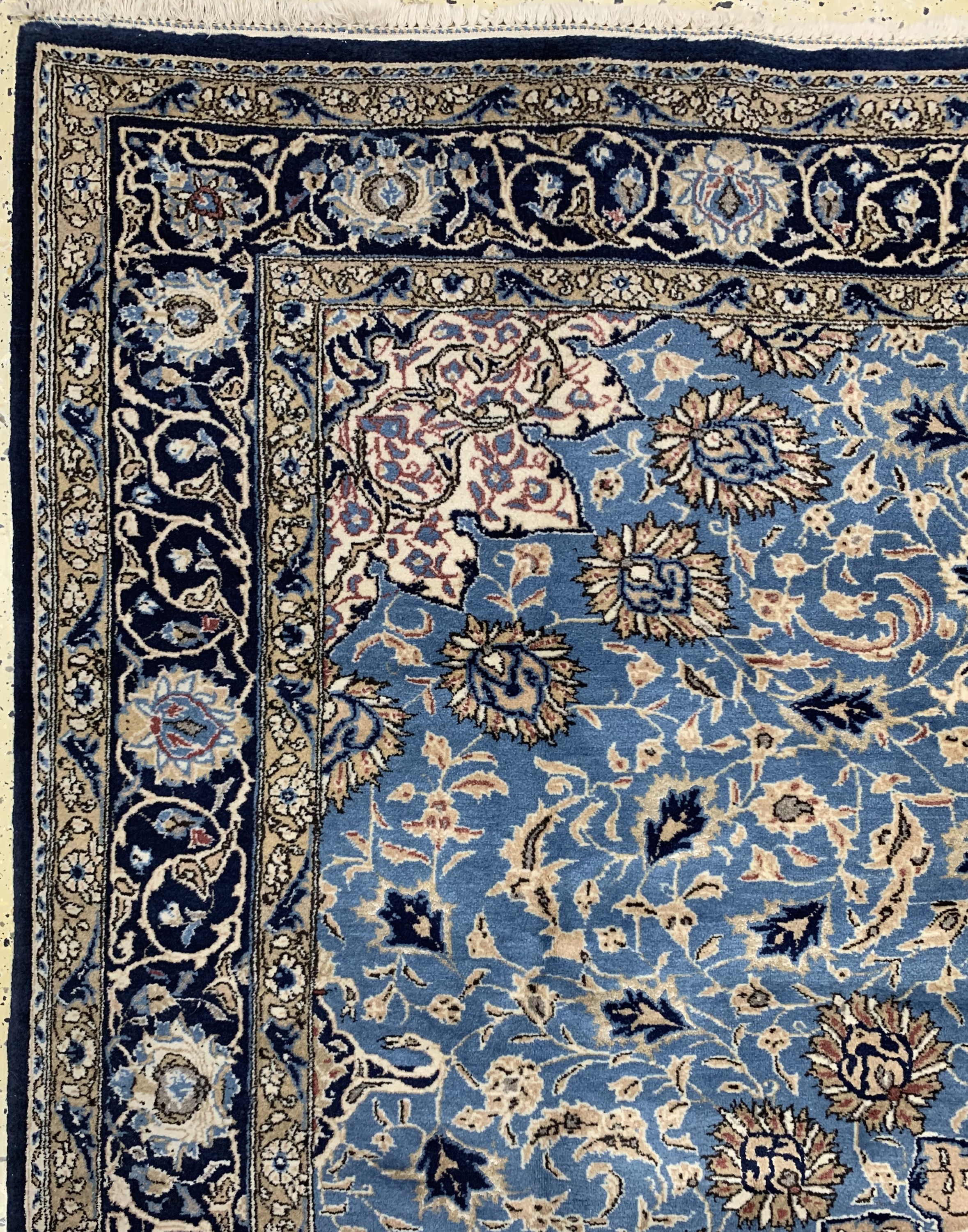 Detail c: Ghom alt, Persien, Mitte 20.Jhd, Wolle mit Seide, ca. 300 x 214 cm, EHZ: 2