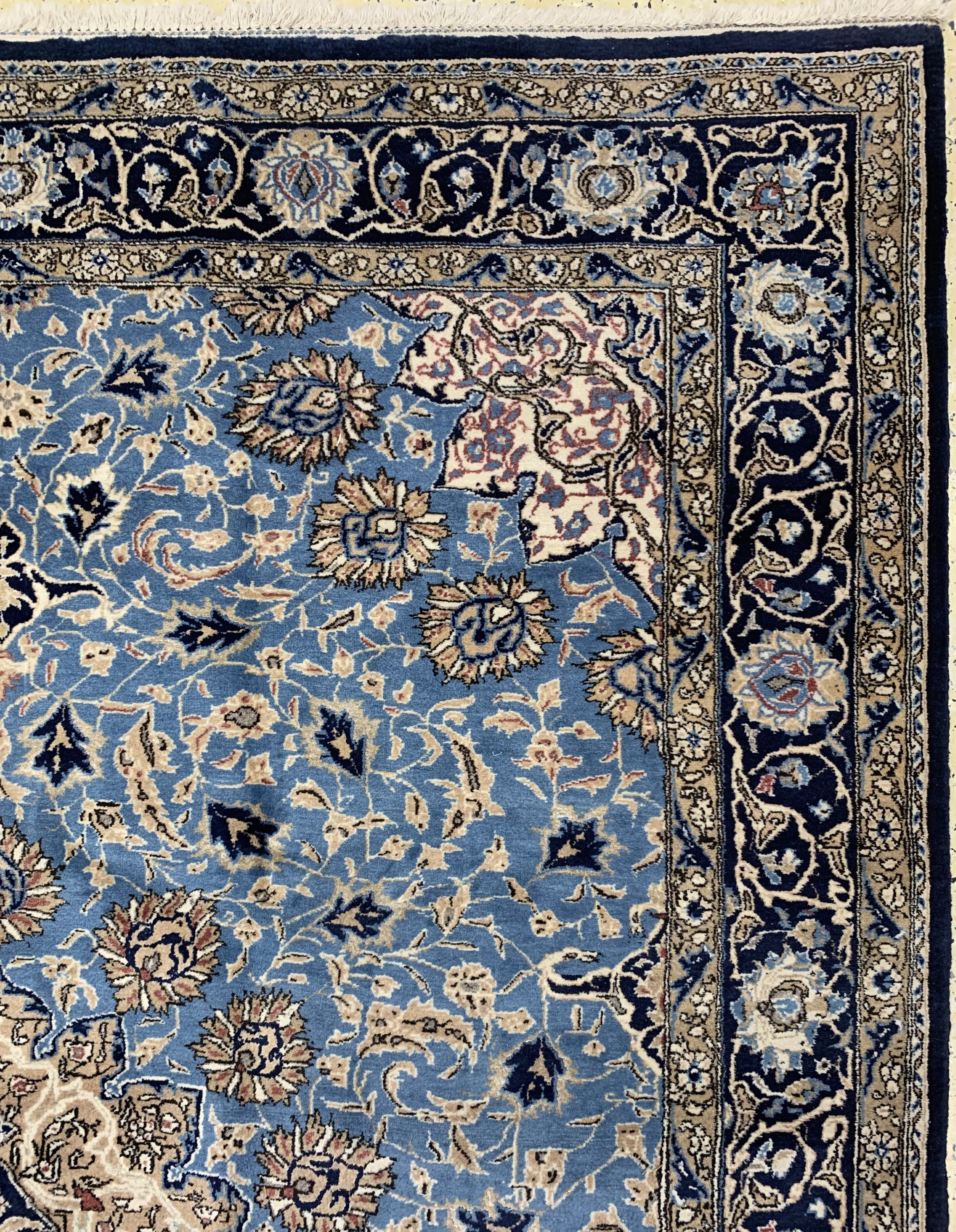 Detail d: Ghom alt, Persien, Mitte 20.Jhd, Wolle mit Seide, ca. 300 x 214 cm, EHZ: 2