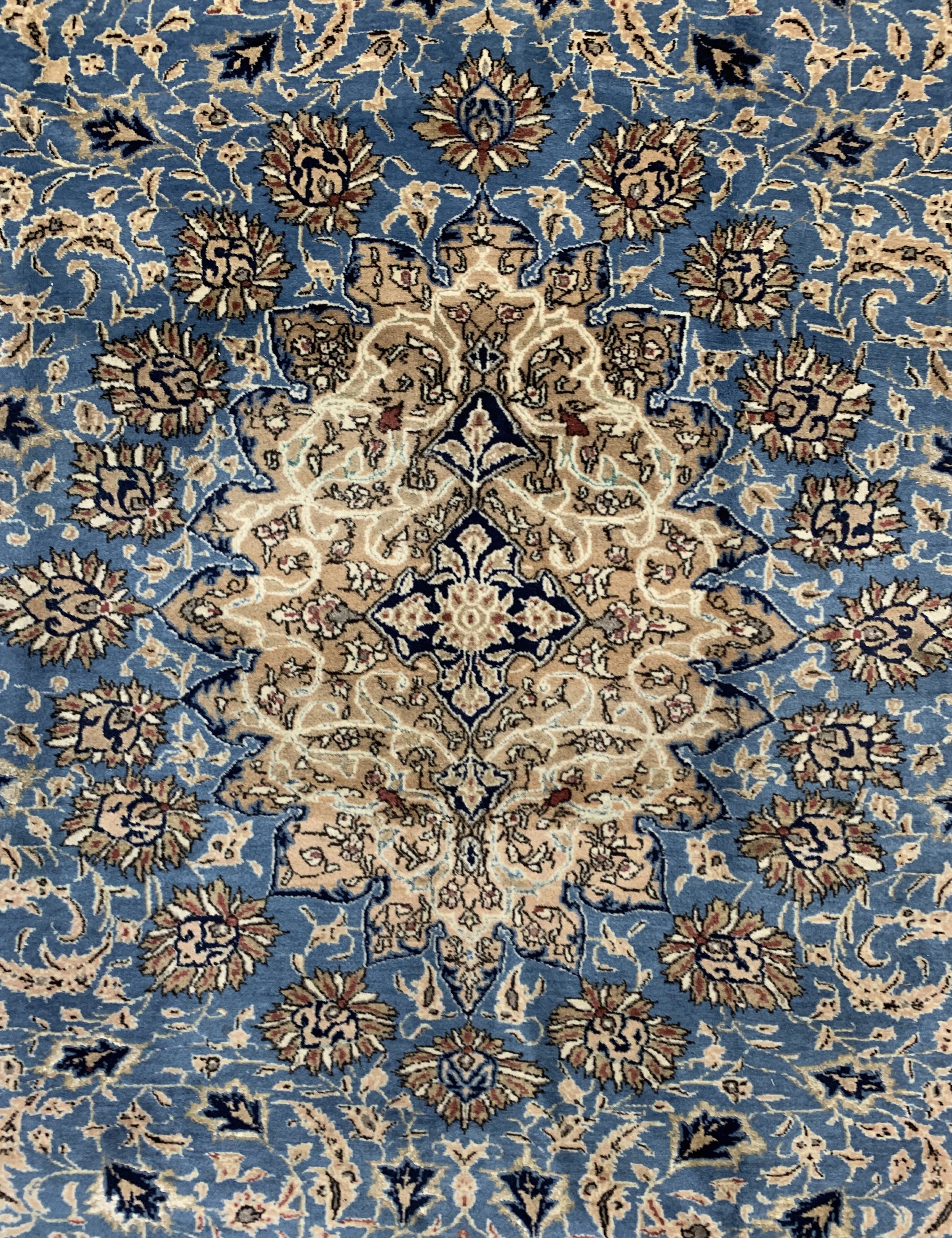 Detail e: Ghom alt, Persien, Mitte 20.Jhd, Wolle mit Seide, ca. 300 x 214 cm, EHZ: 2