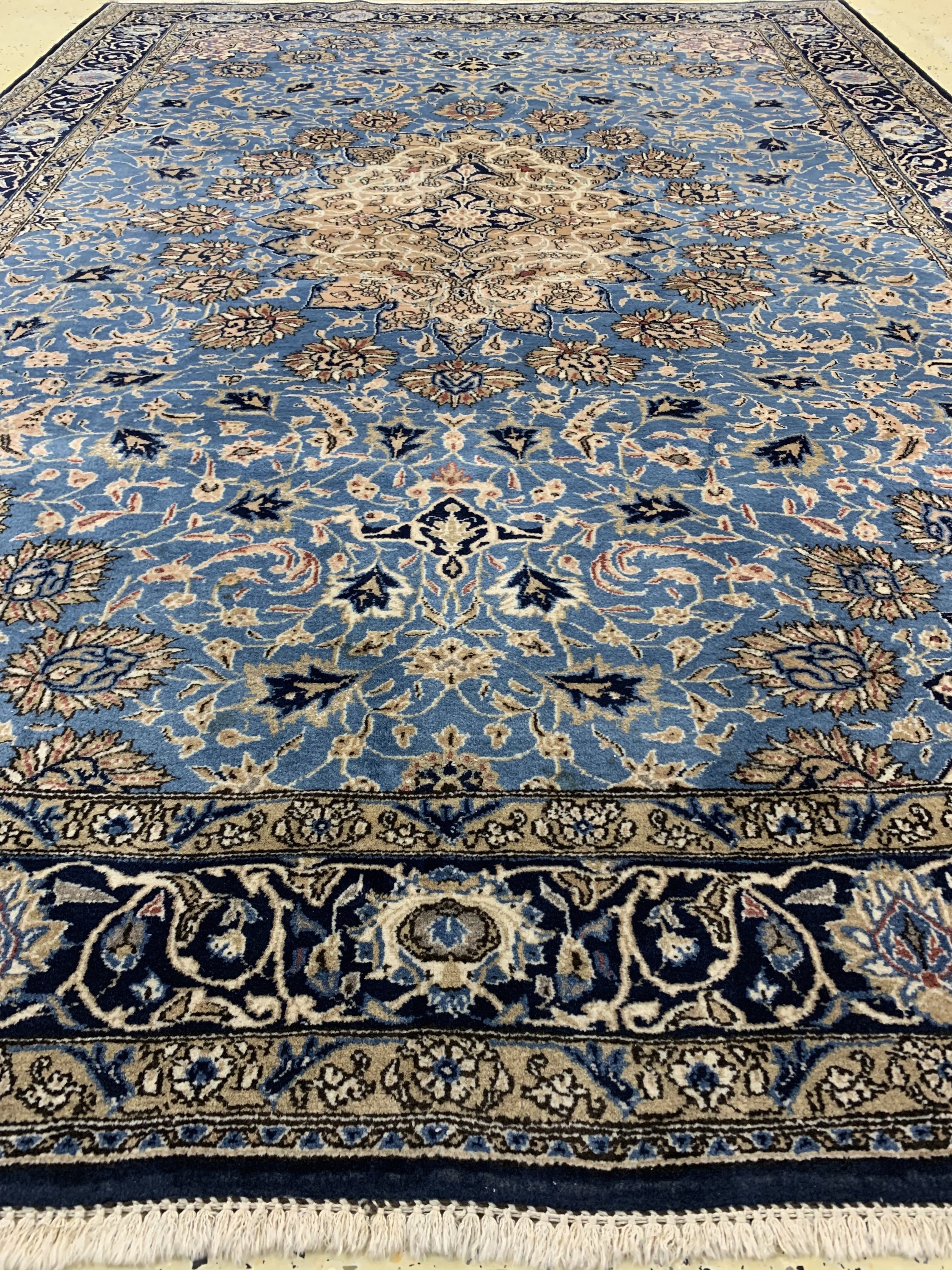 Detail f: Ghom alt, Persien, Mitte 20.Jhd, Wolle mit Seide, ca. 300 x 214 cm, EHZ: 2