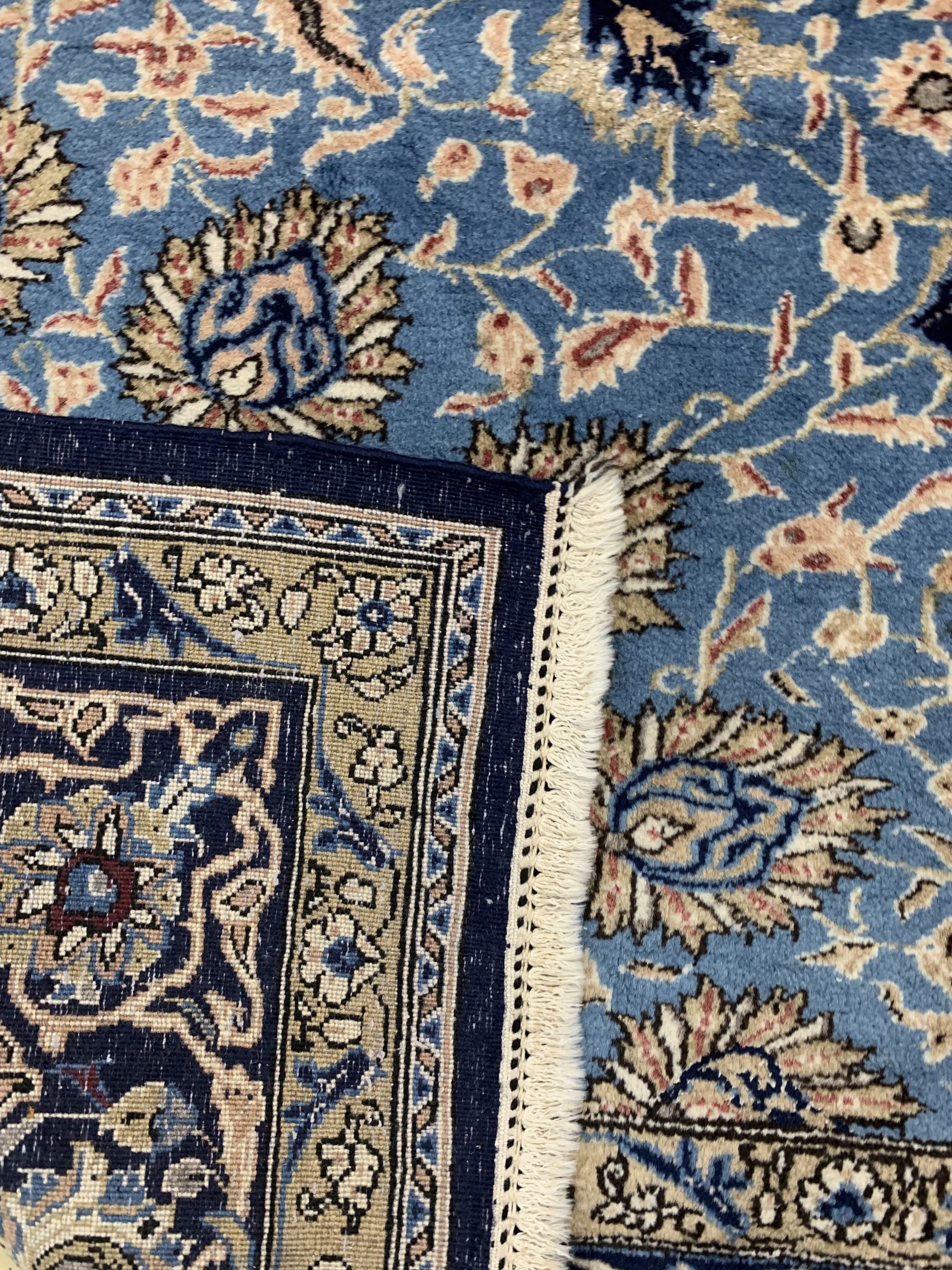 Detail g: Ghom alt, Persien, Mitte 20.Jhd, Wolle mit Seide, ca. 300 x 214 cm, EHZ: 2