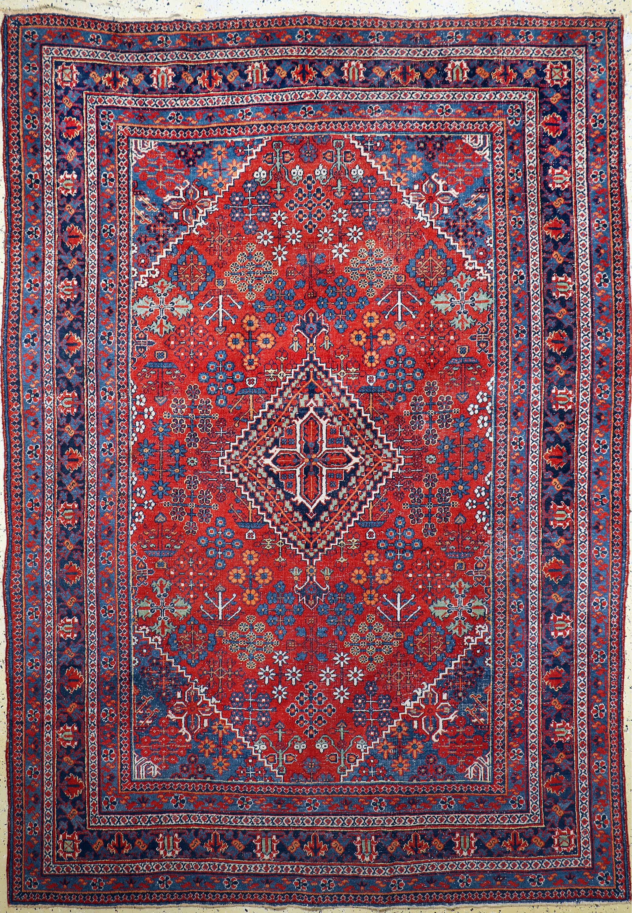 Djoschaghan alt, Persien, Anfang 20.Jhd, Wolle auf Baumwolle, ca. 298 x 208 cm, EHZ: 3