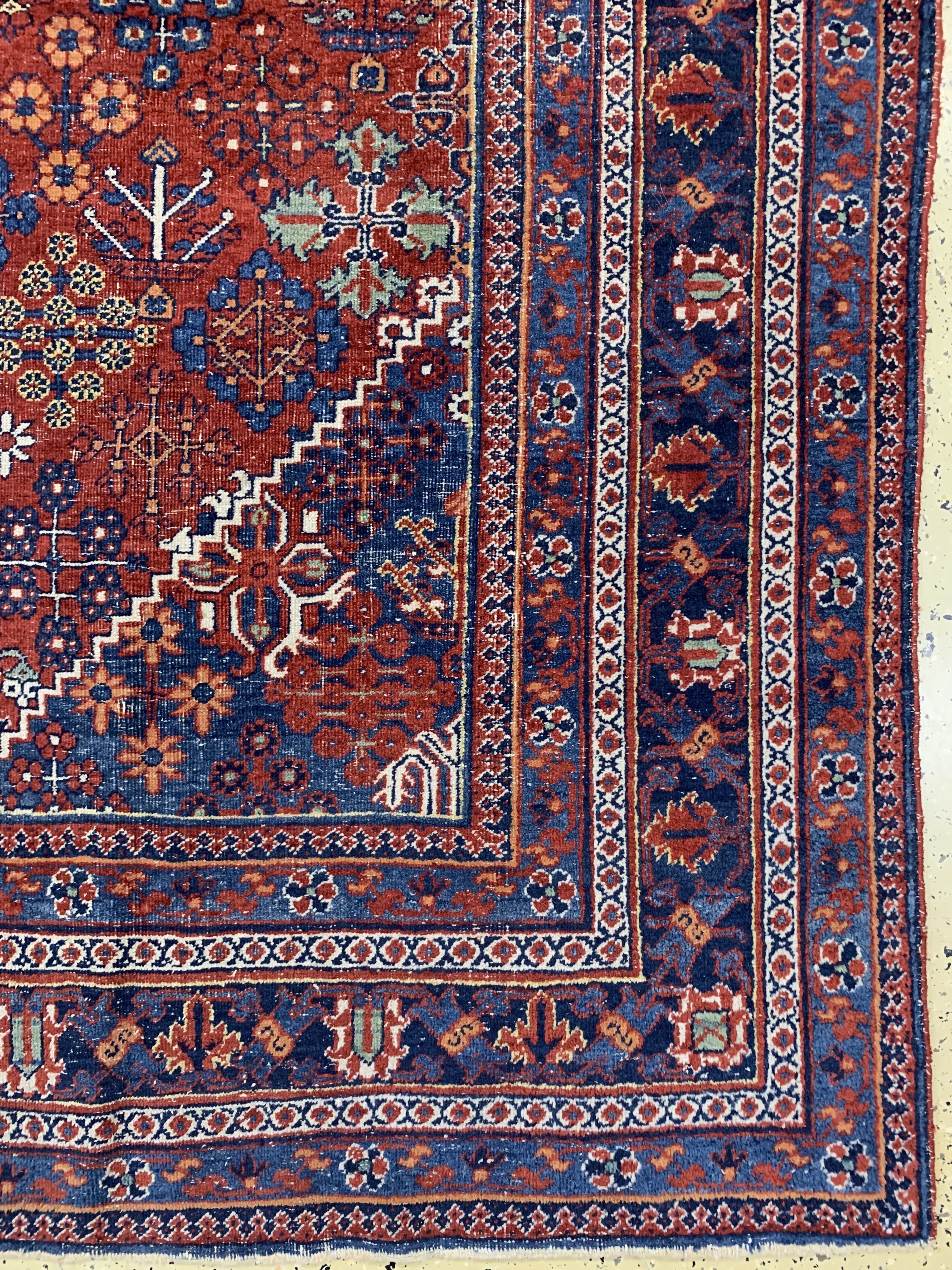 Detail a: Djoschaghan alt, Persien, Anfang 20.Jhd, Wolle auf Baumwolle, ca. 298 x 208 cm, EHZ: 3
