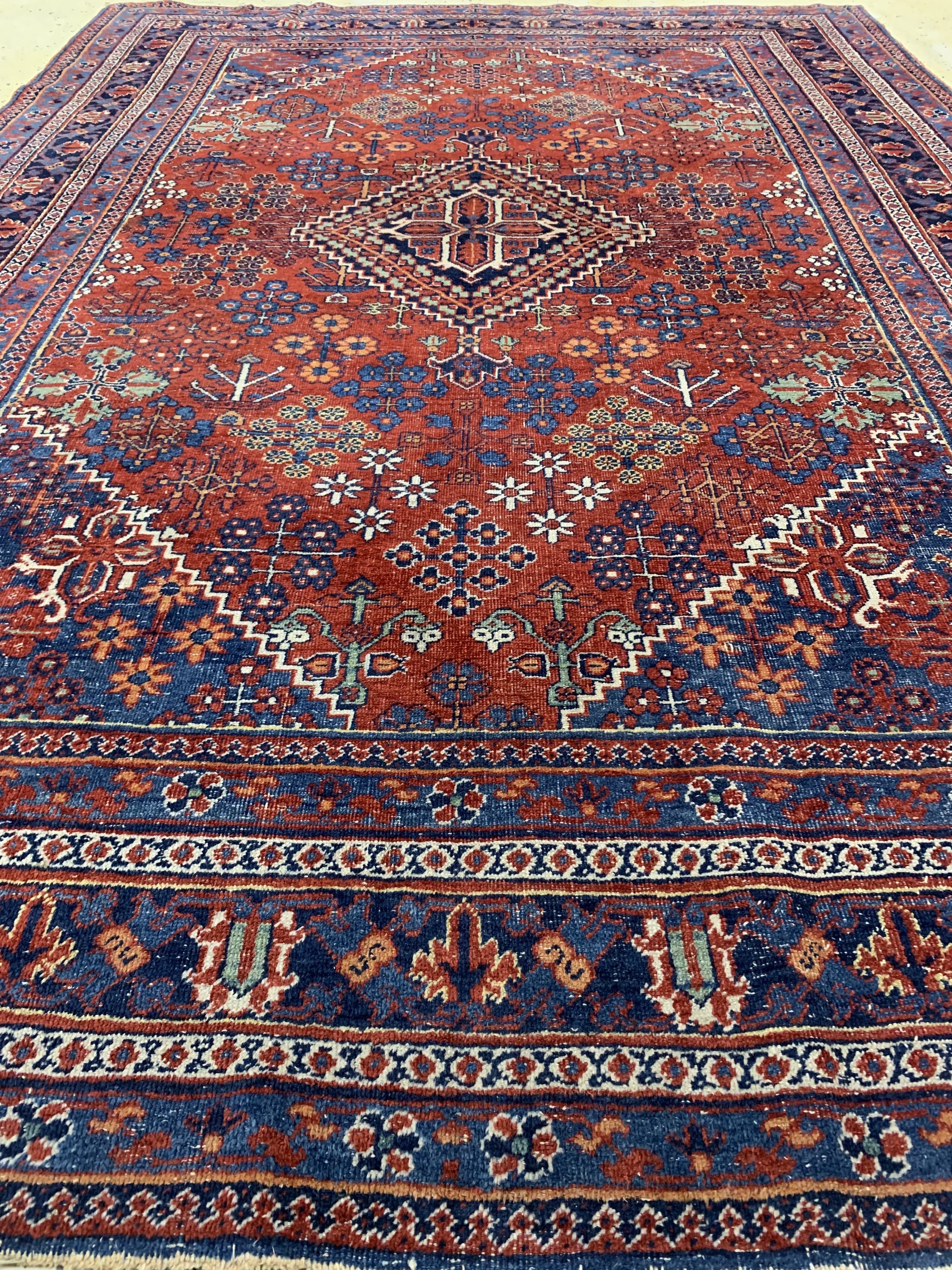 Detail f: Djoschaghan alt, Persien, Anfang 20.Jhd, Wolle auf Baumwolle, ca. 298 x 208 cm, EHZ: 3