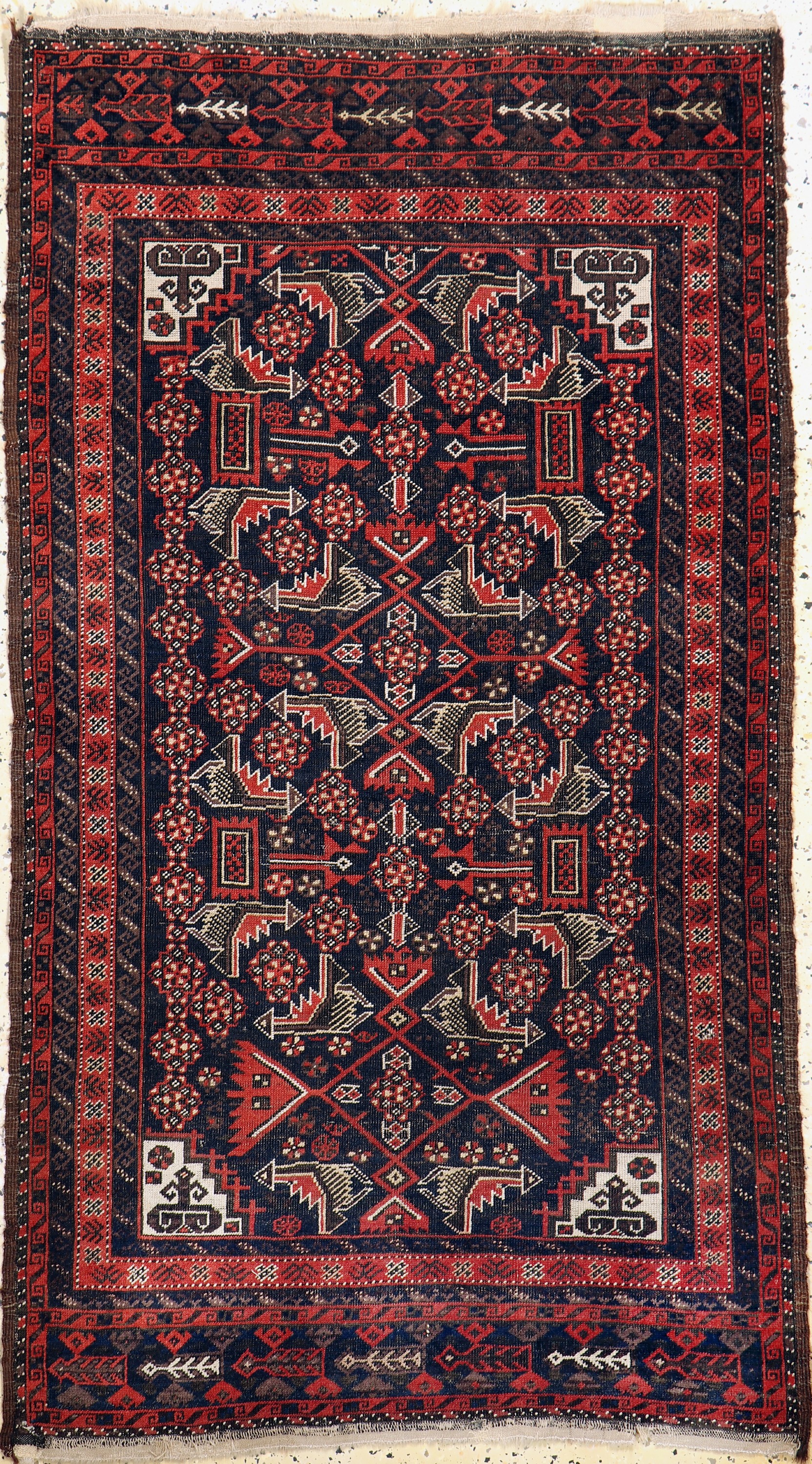 Belutsch antik, Persien, um 1900, Wolle aufWolle, ca. 164 x 95 cm, EHZ: 3