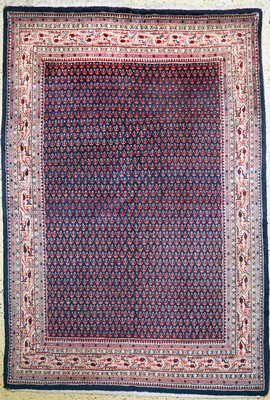 Image Saruk Mir, Persia, mid-20th century, wool on cotton, approx. 245 x 168 cm, condition: 2. ...