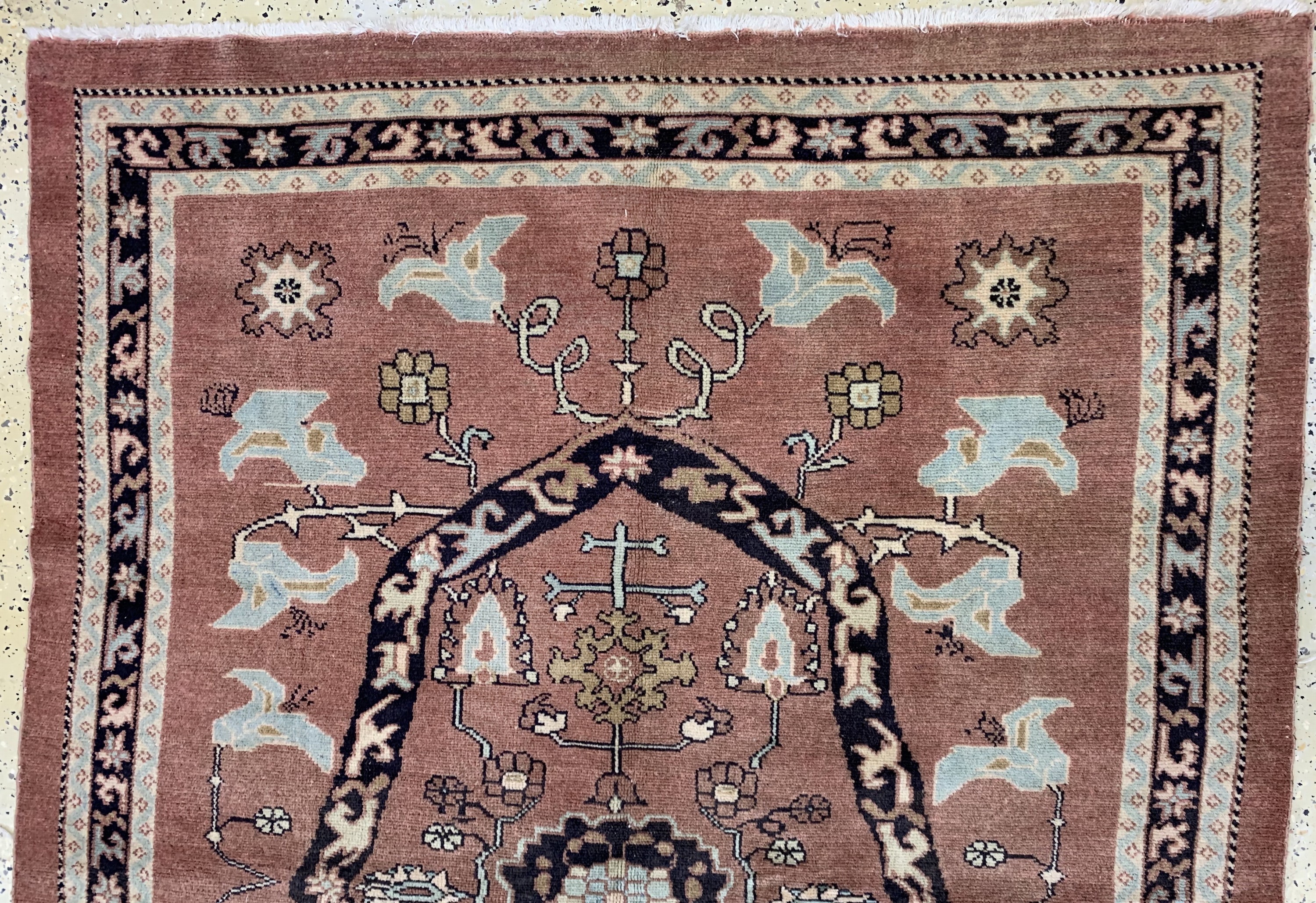 Detail a: Malayer, Persien, Ende 20.Jhd, Wolle auf Baumwolle, ca. 200 x 150 cm, EHZ: 2