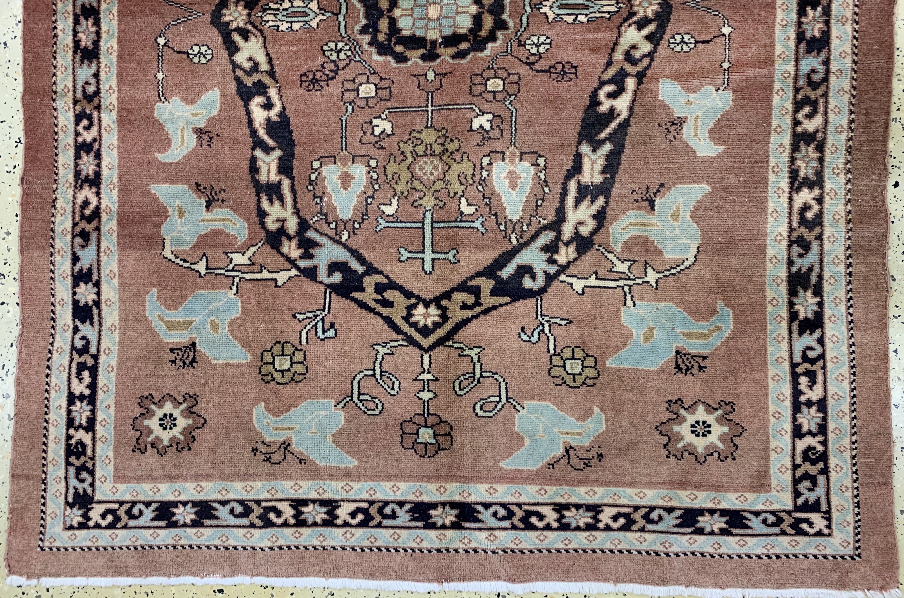 Detail b: Malayer, Persien, Ende 20.Jhd, Wolle auf Baumwolle, ca. 200 x 150 cm, EHZ: 2