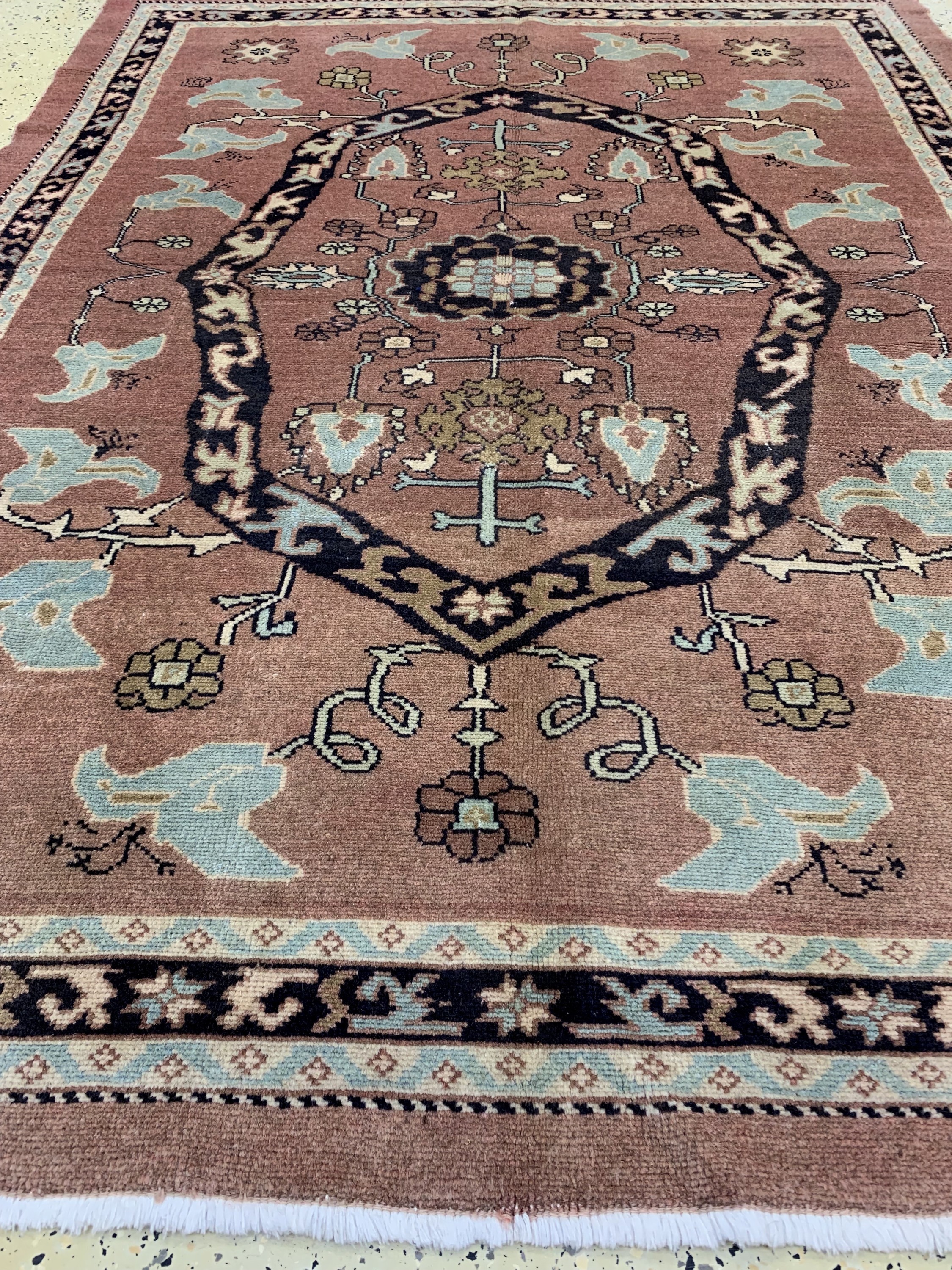 Detail d: Malayer, Persien, Ende 20.Jhd, Wolle auf Baumwolle, ca. 200 x 150 cm, EHZ: 2