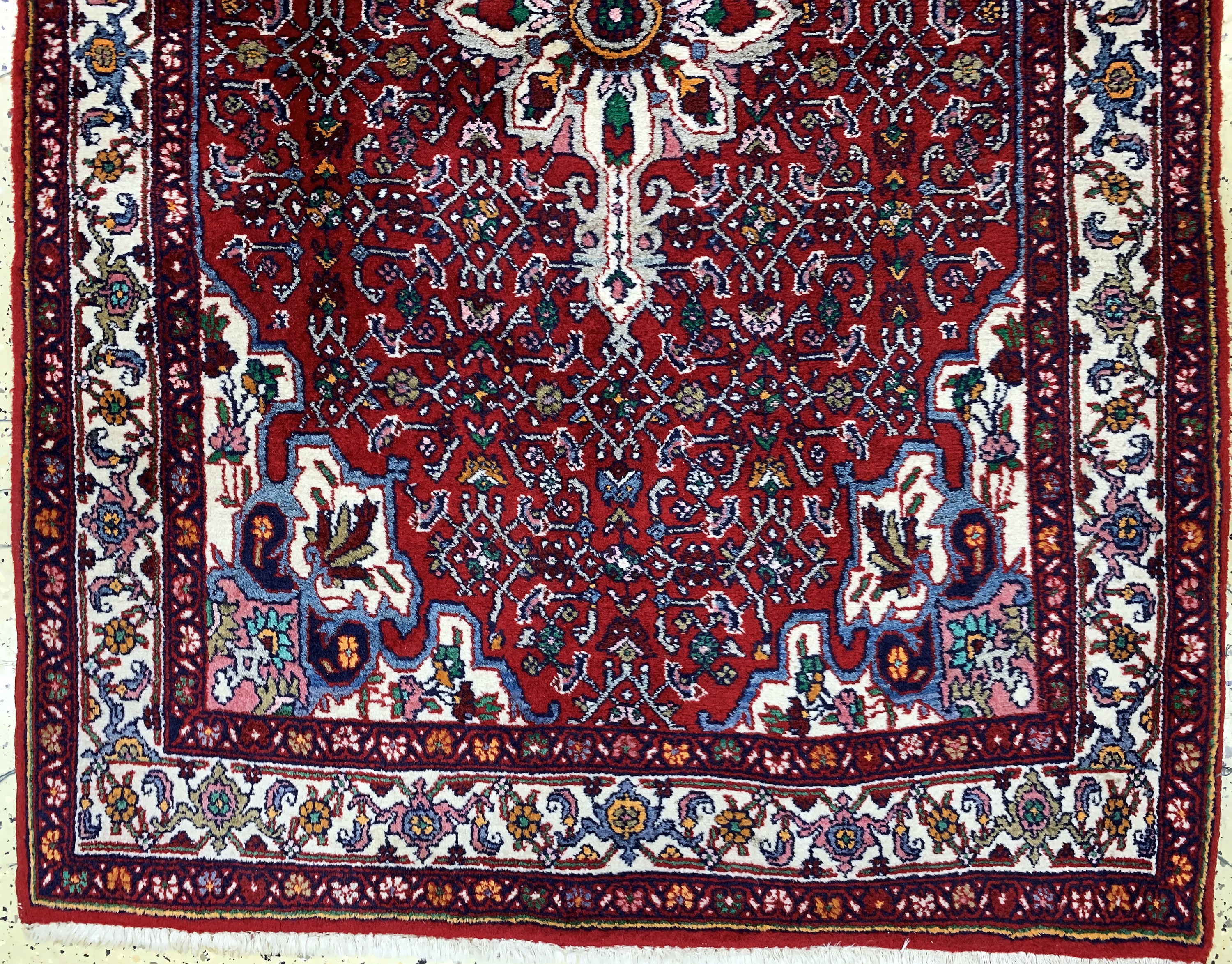 Detail b: Bidjar alt, Persien, Mitte 20.Jhd, Wolle auf Baumwolle, ca. 160 x 105 cm, EHZ: 2
