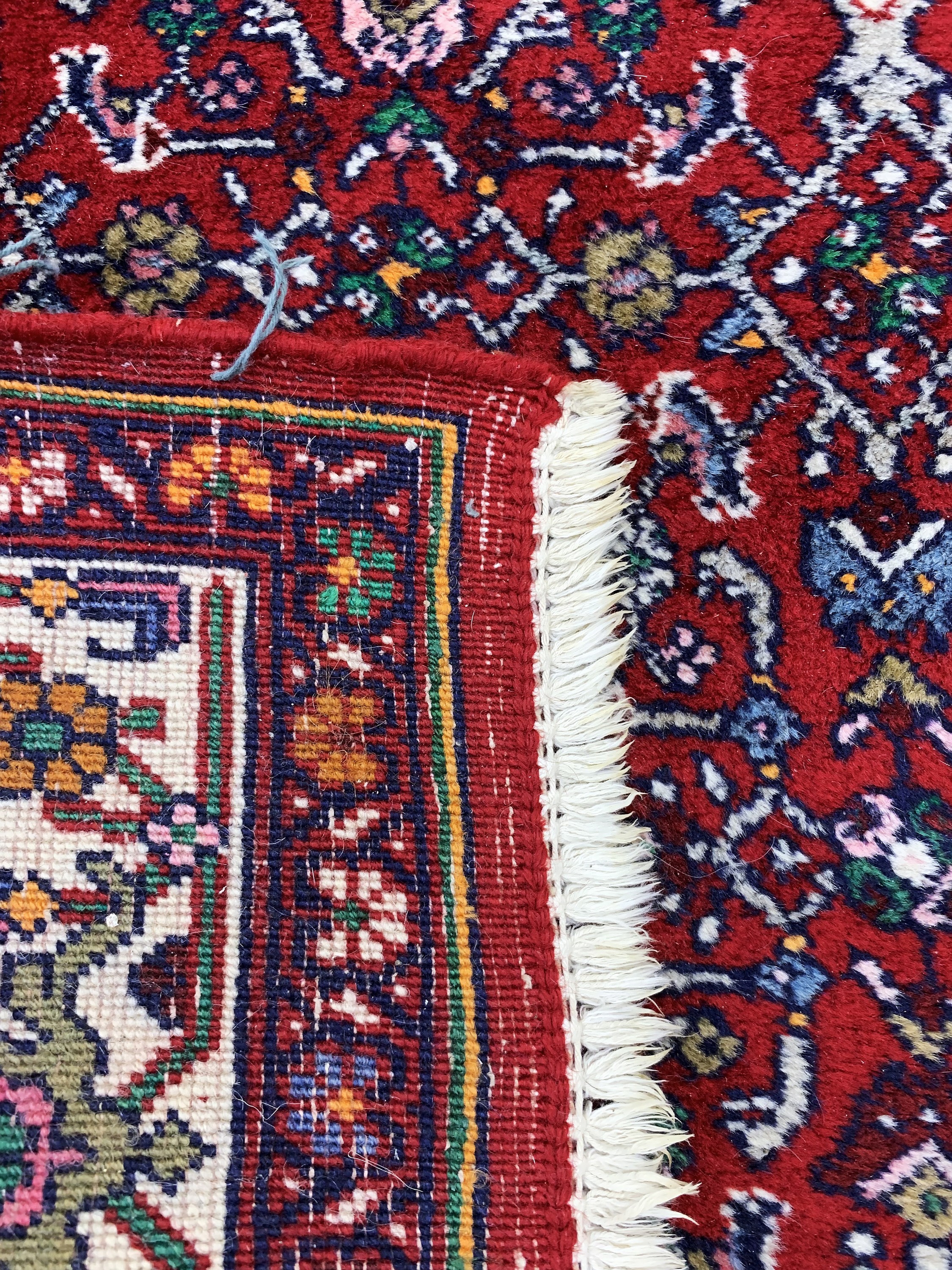 Detail d: Bidjar alt, Persien, Mitte 20.Jhd, Wolle auf Baumwolle, ca. 160 x 105 cm, EHZ: 2