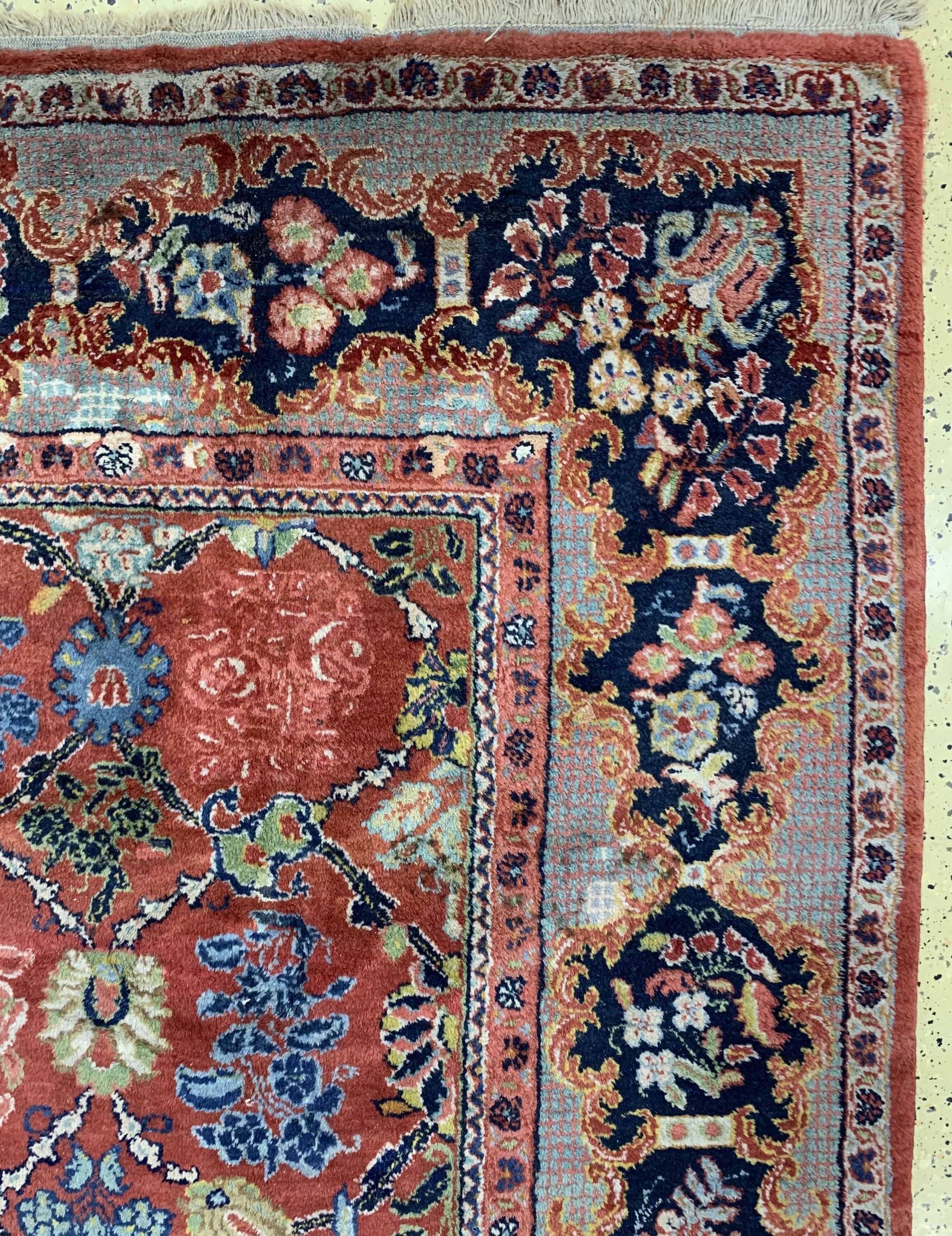 Detail f: Sarogh-Mahal, Persien, Anfang 20.Jhd, Wolleauf Baumwolle, ca. 420 x 325 cm, EHZ: 2