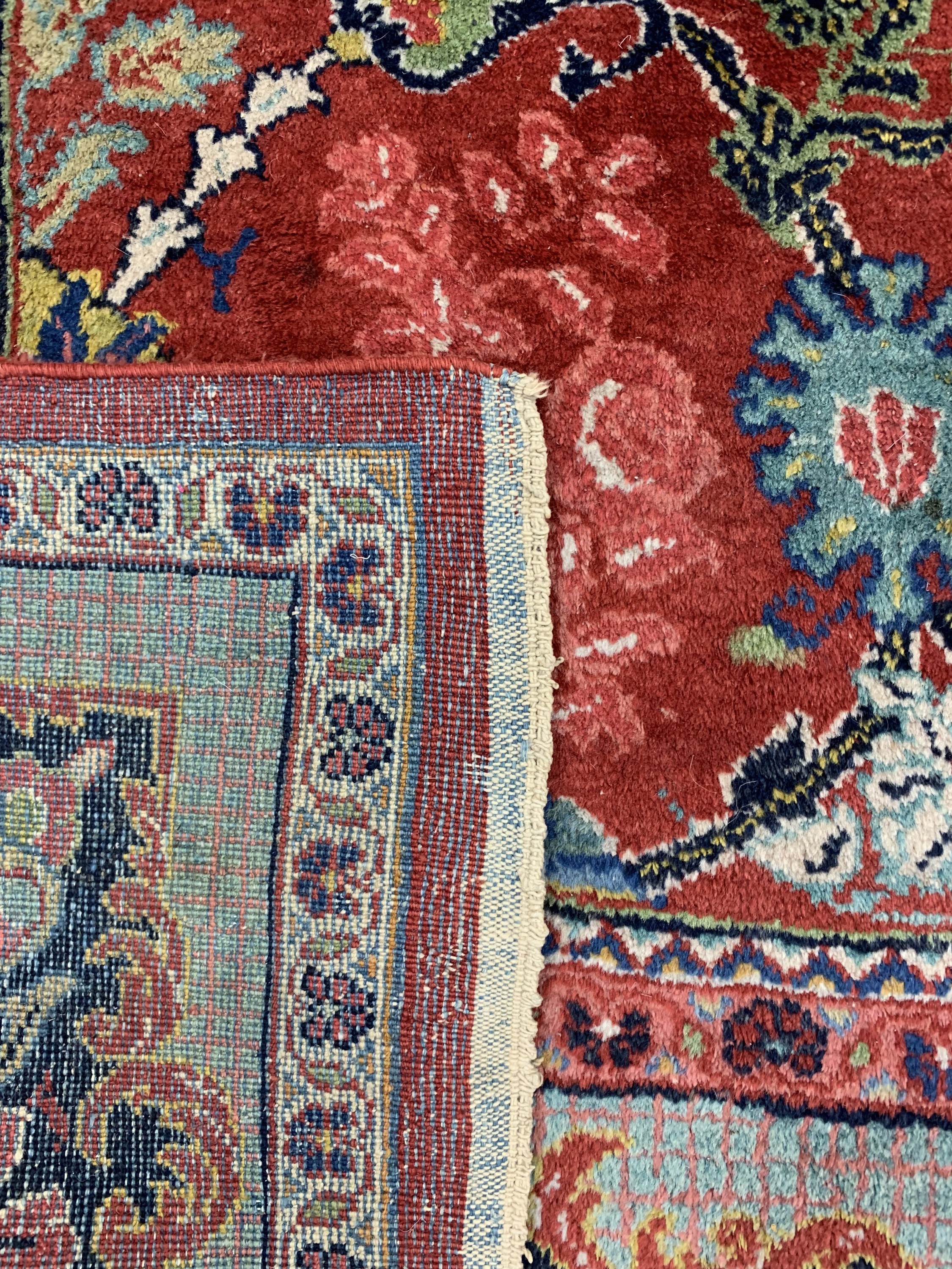 Detail h: Sarogh-Mahal, Persien, Anfang 20.Jhd, Wolleauf Baumwolle, ca. 420 x 325 cm, EHZ: 2