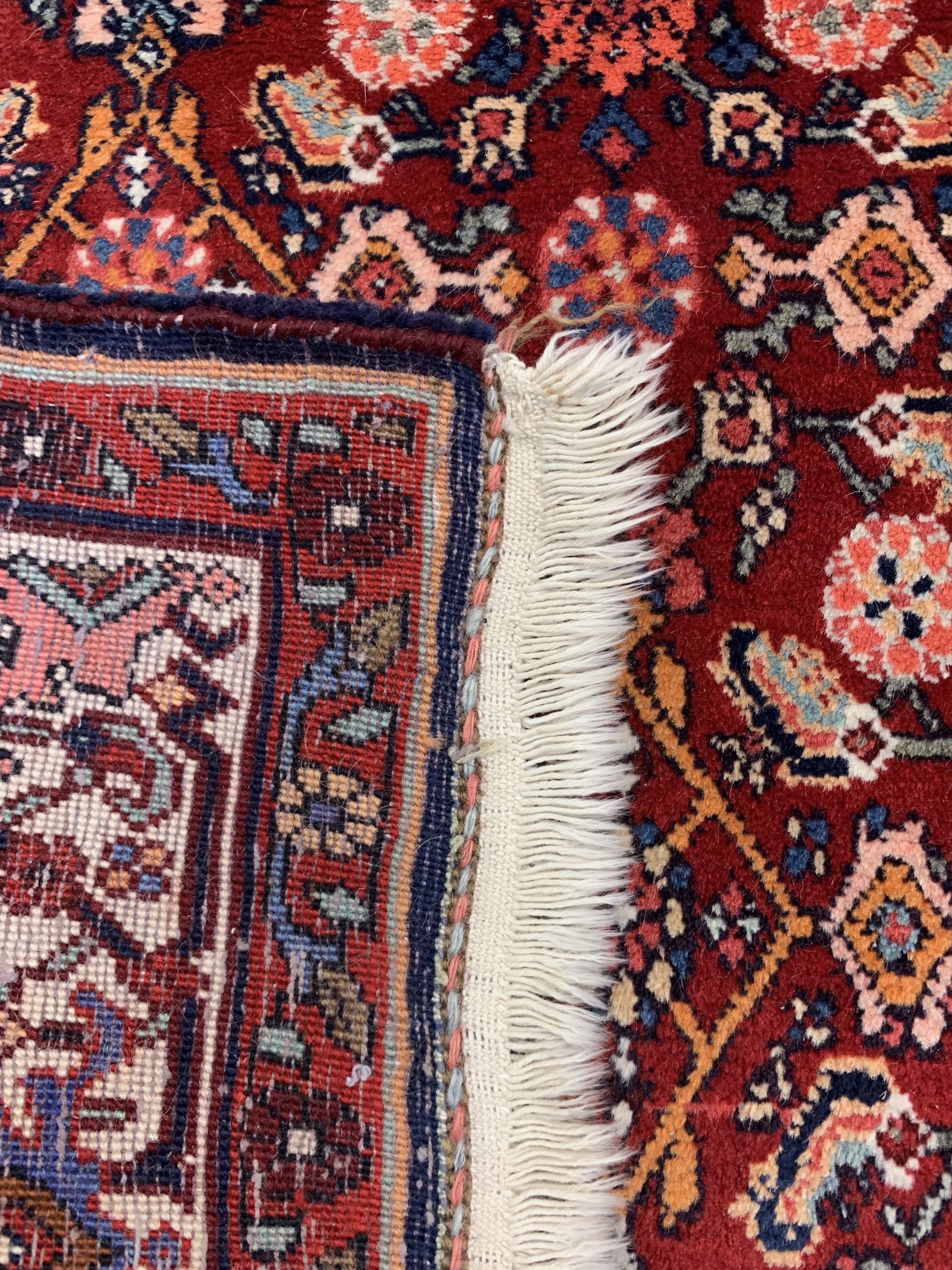 Detail d: Bidjar, Persien, Mitte 20.Jhd, Wolle auf Baumwolle, ca. 180 x 116 cm, EHZ: 2