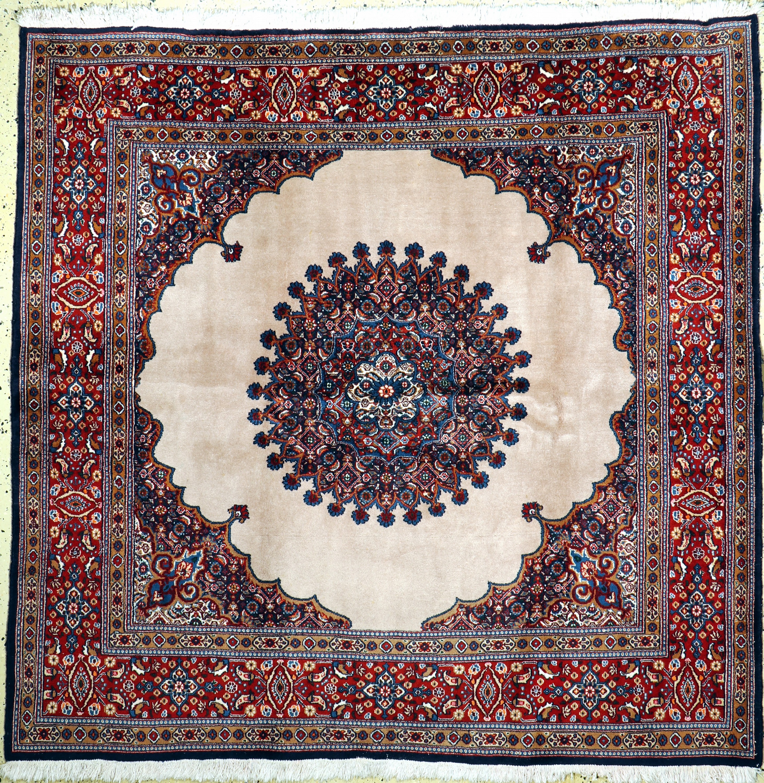 Mud, Persien, Ende 20.Jhd, Wolle auf Baumwolle, ca. 200 x 205 cm, EHZ: 2