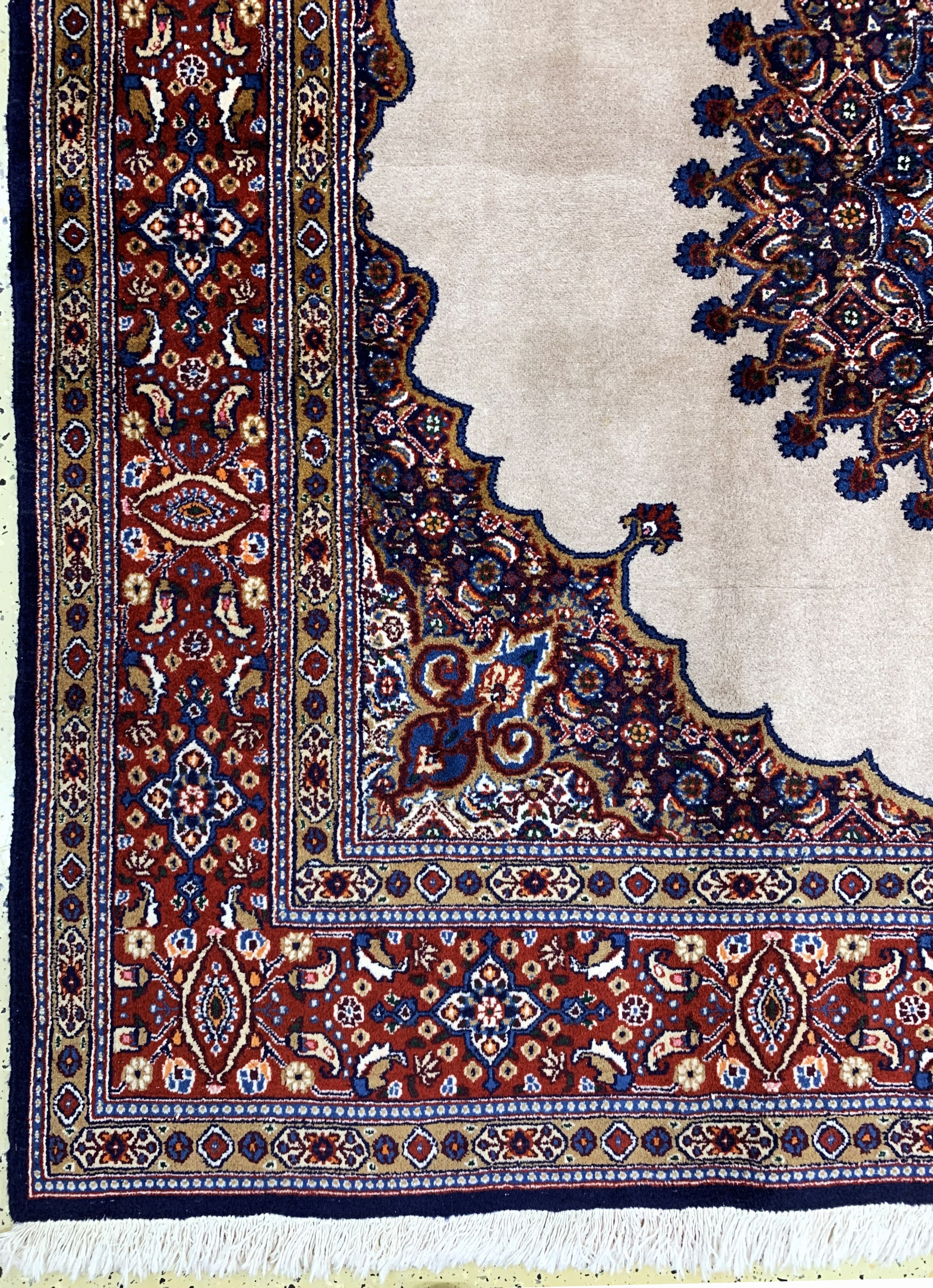Detail b: Mud, Persien, Ende 20.Jhd, Wolle auf Baumwolle, ca. 200 x 205 cm, EHZ: 2