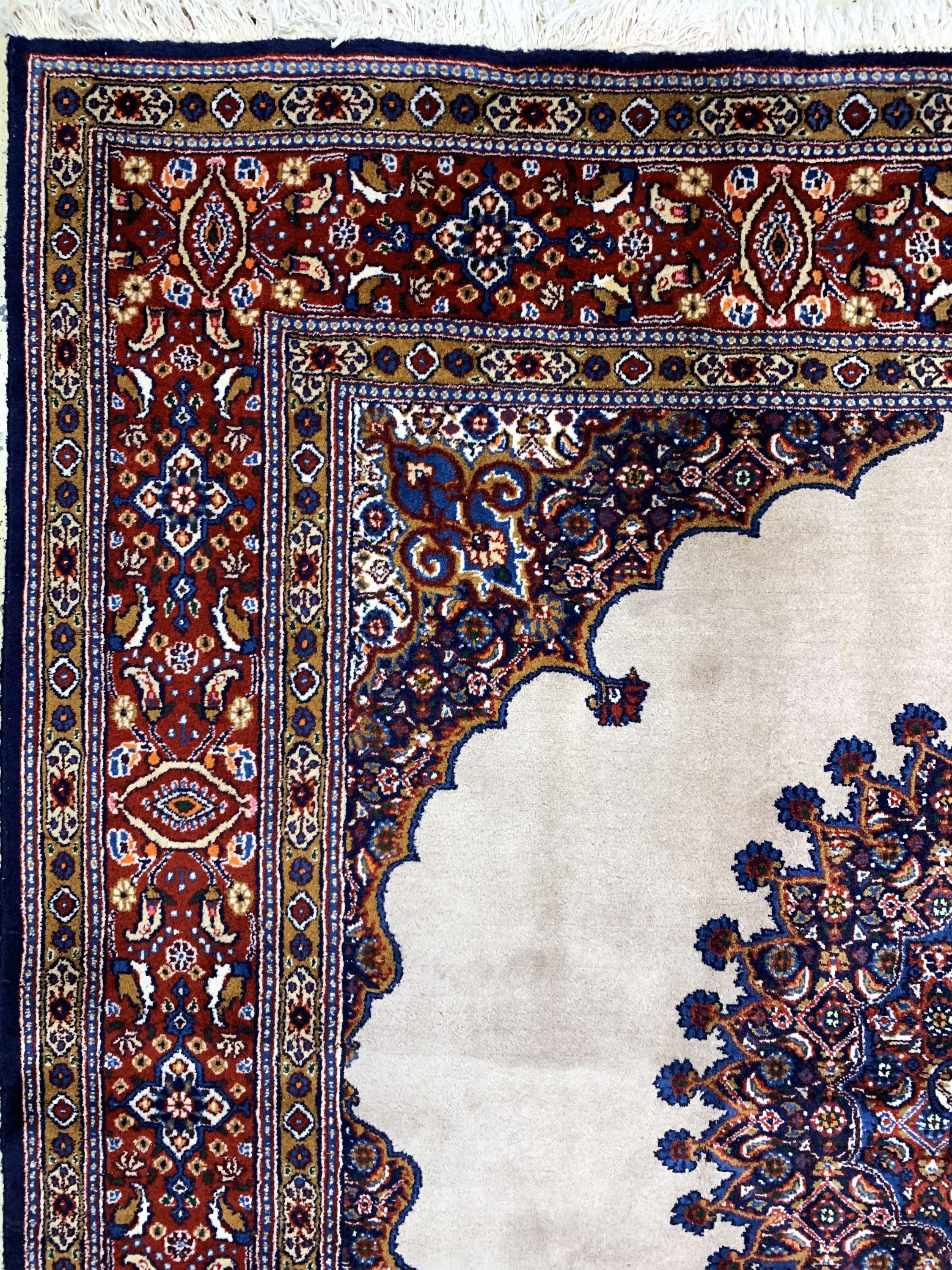 Detail c: Mud, Persien, Ende 20.Jhd, Wolle auf Baumwolle, ca. 200 x 205 cm, EHZ: 2