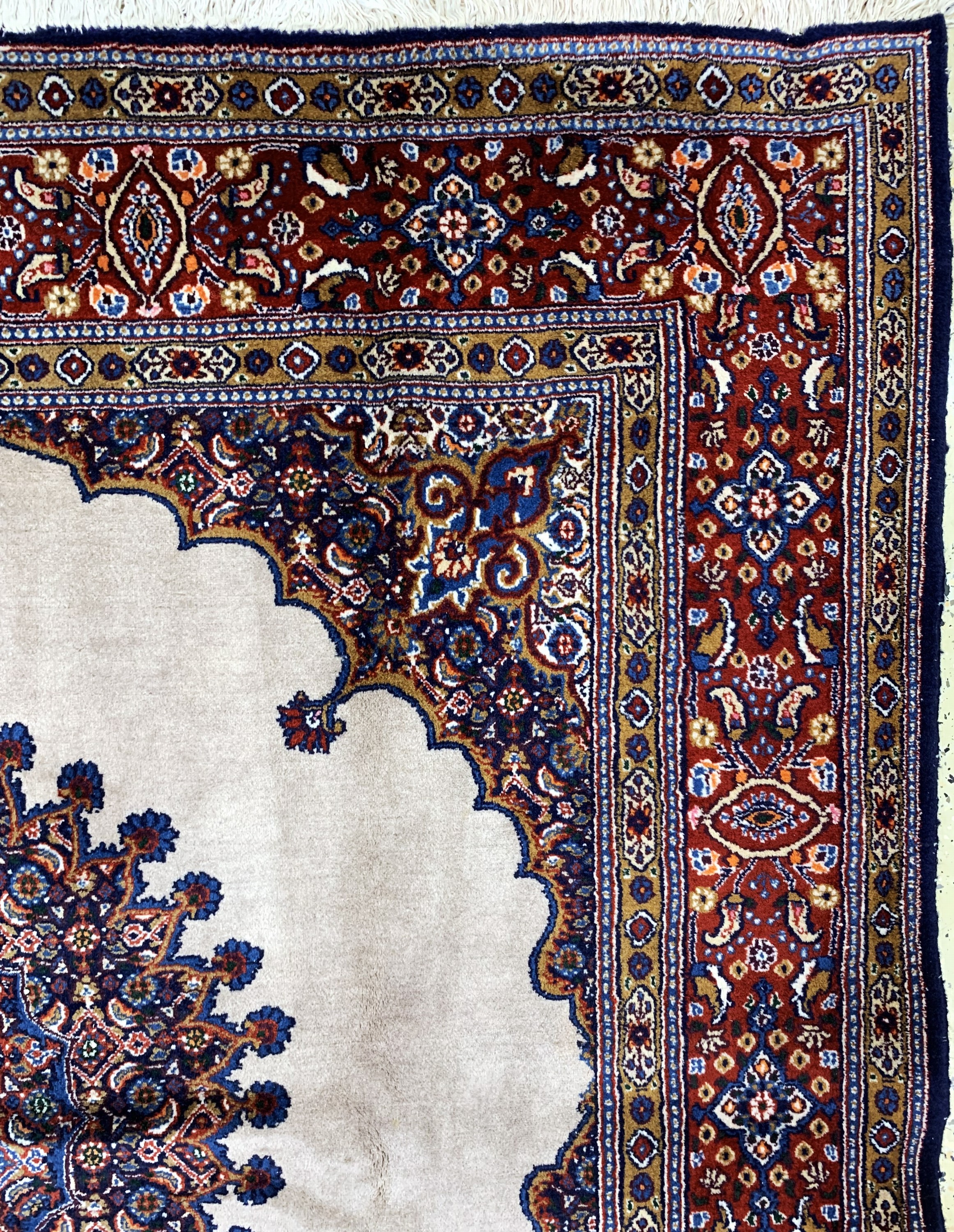 Detail d: Mud, Persien, Ende 20.Jhd, Wolle auf Baumwolle, ca. 200 x 205 cm, EHZ: 2