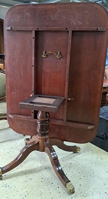 26804816c - Tisch/Klapptisch, England, Mitte 19. Jh., Mahagoni massiv, Platte mit ...