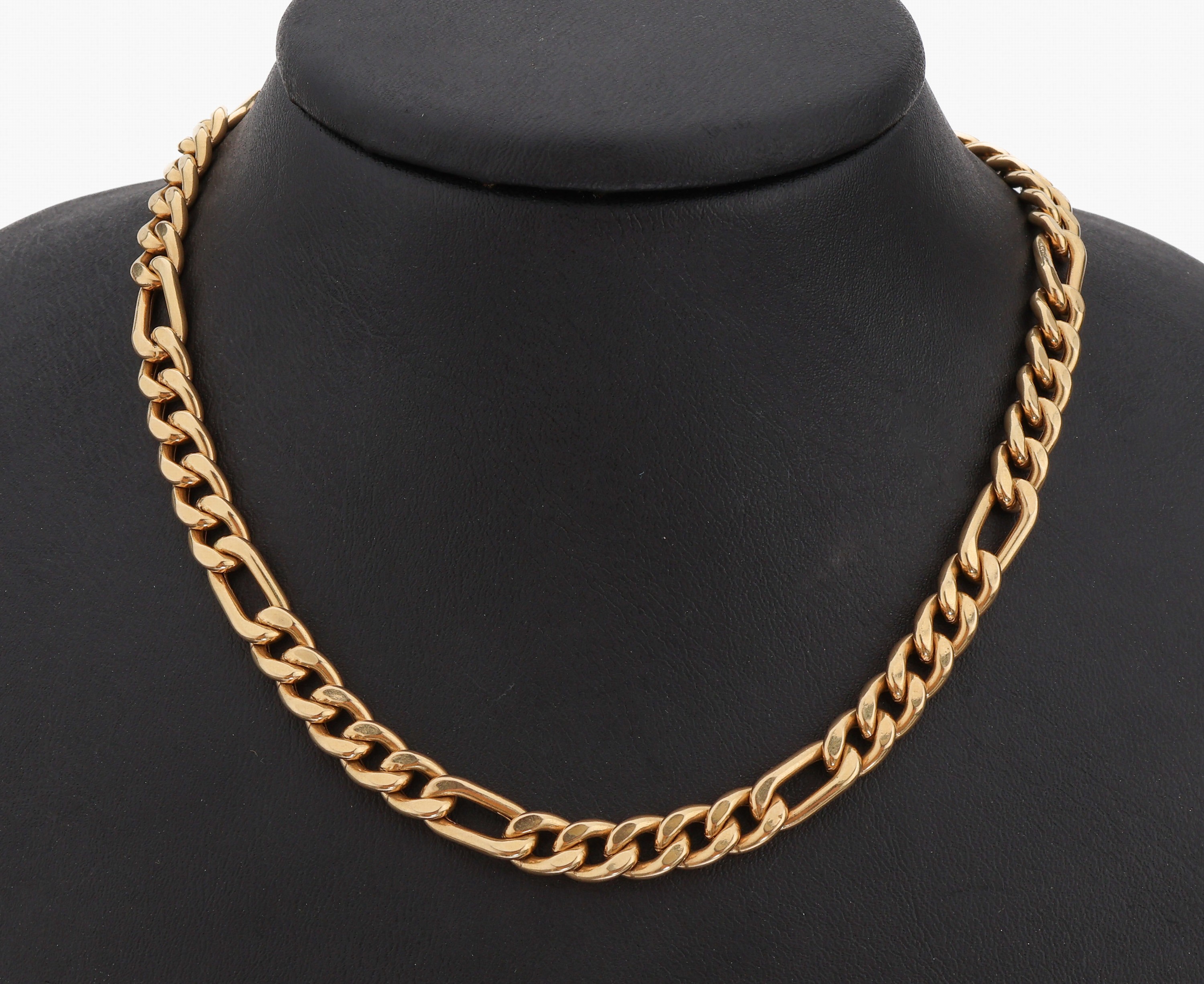18 kt Gold Collier, GG 750/000, L. ca. 91 cm, Klappverschluss, ca. 47.0 g
