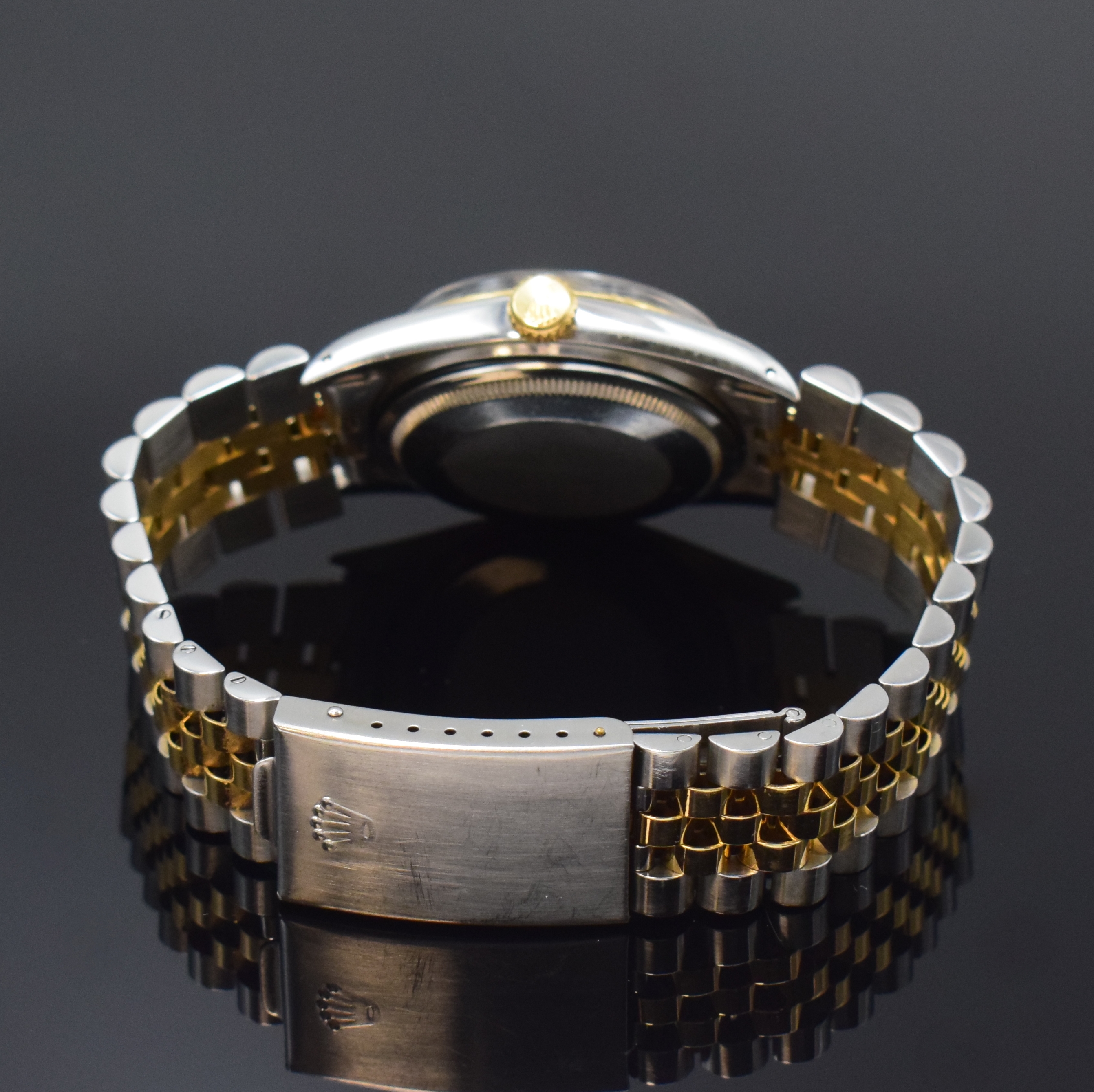 Detail b: ROLEX Oyster Perpetual Datejust in Stahl/Gold Referenz 16013, Schweiz um 1978, Automatik, verschr. Oystergeh., Stahl/Gold- Jubileeband Ref. 62523H ...