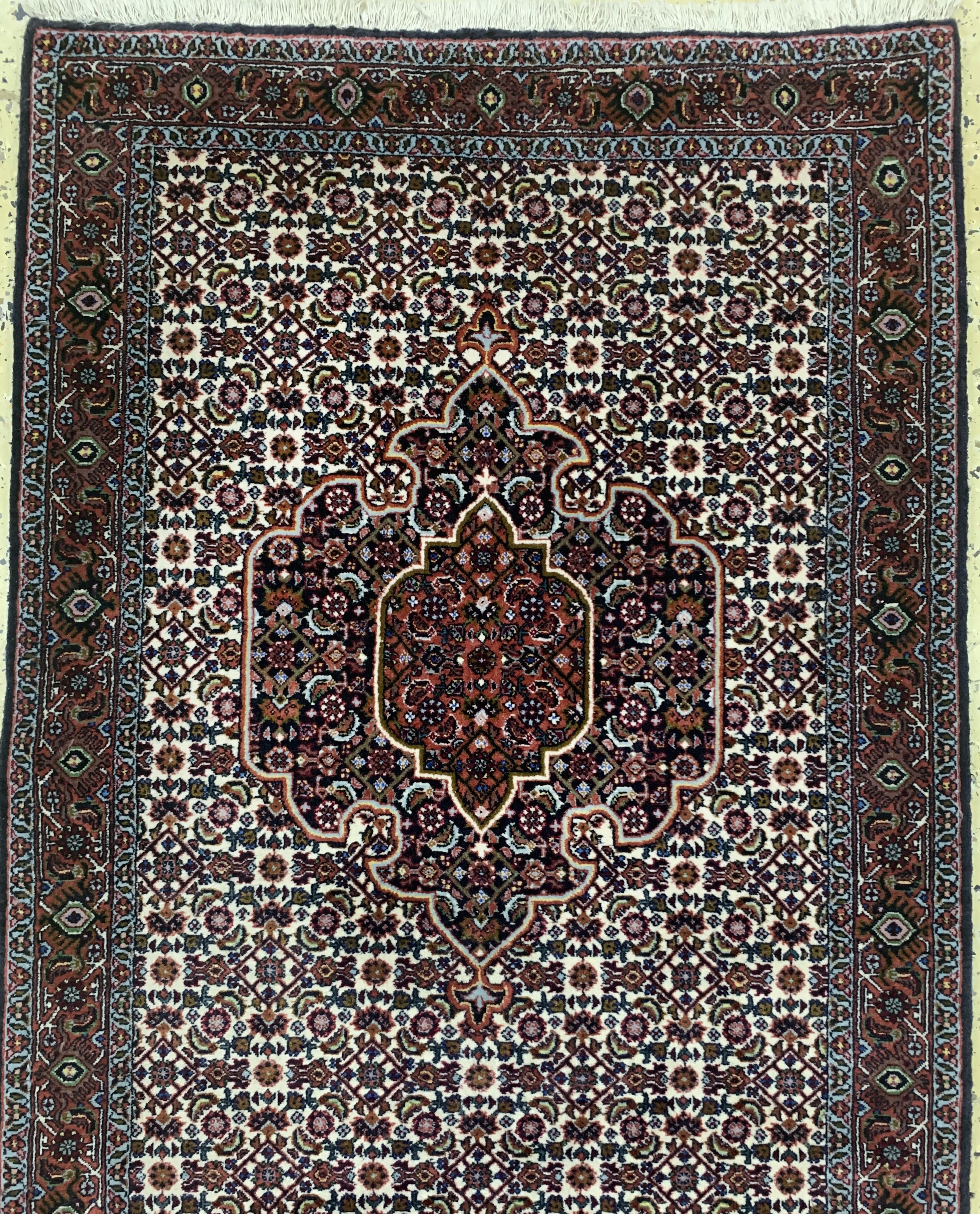 Detail a: Bidjar Kork fein, Persien, Ende 20.Jhd, Korkwolle auf Baumwolle, ca. 292 x 90 cm, EHZ:1-2