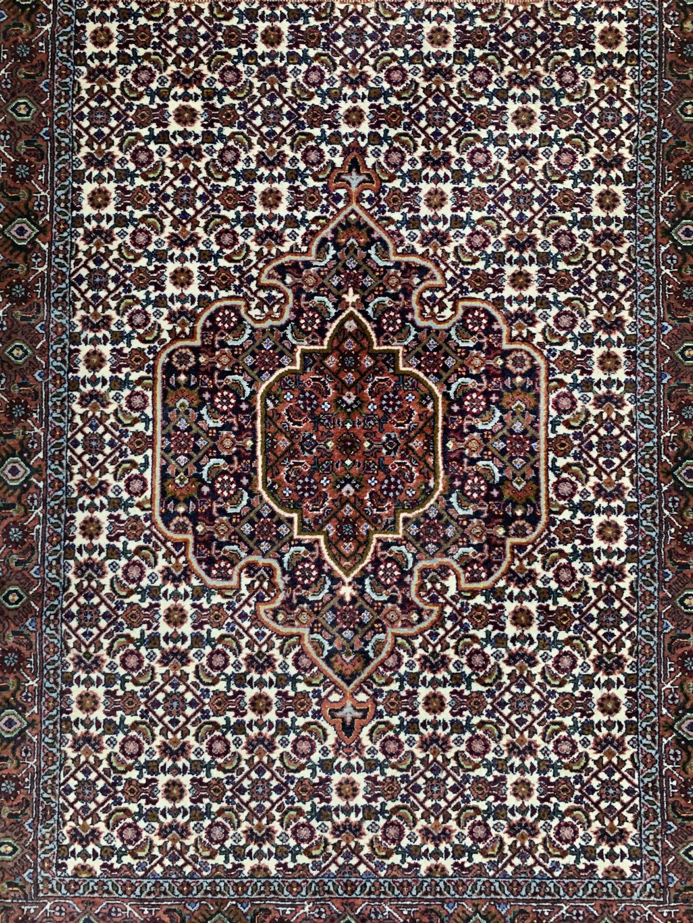Detail c: Bidjar Kork fein, Persien, Ende 20.Jhd, Korkwolle auf Baumwolle, ca. 292 x 90 cm, EHZ:1-2
