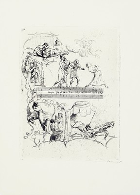 Image Max Slevogt, 1868 Landshut-1932 Neukastel, 10 etchings from: Magic Flute, all hand ...